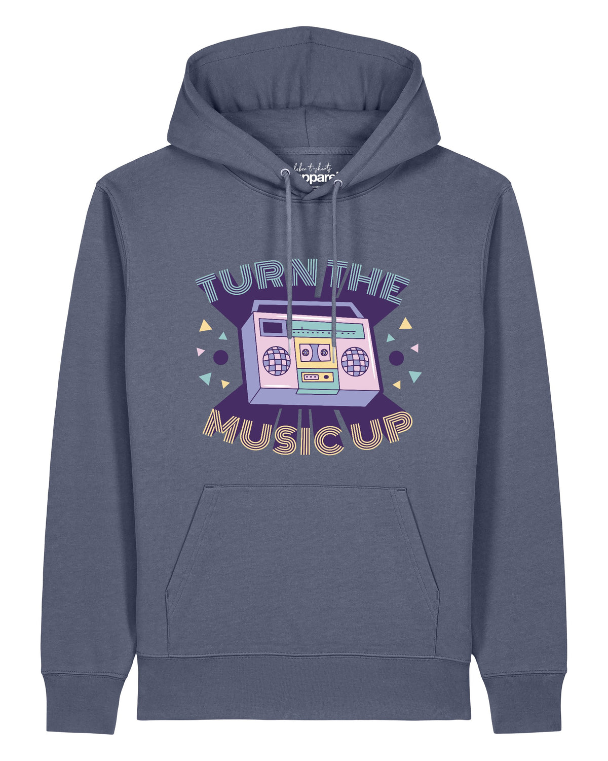 Turn the music up | Hoodie Unisex-front;C156