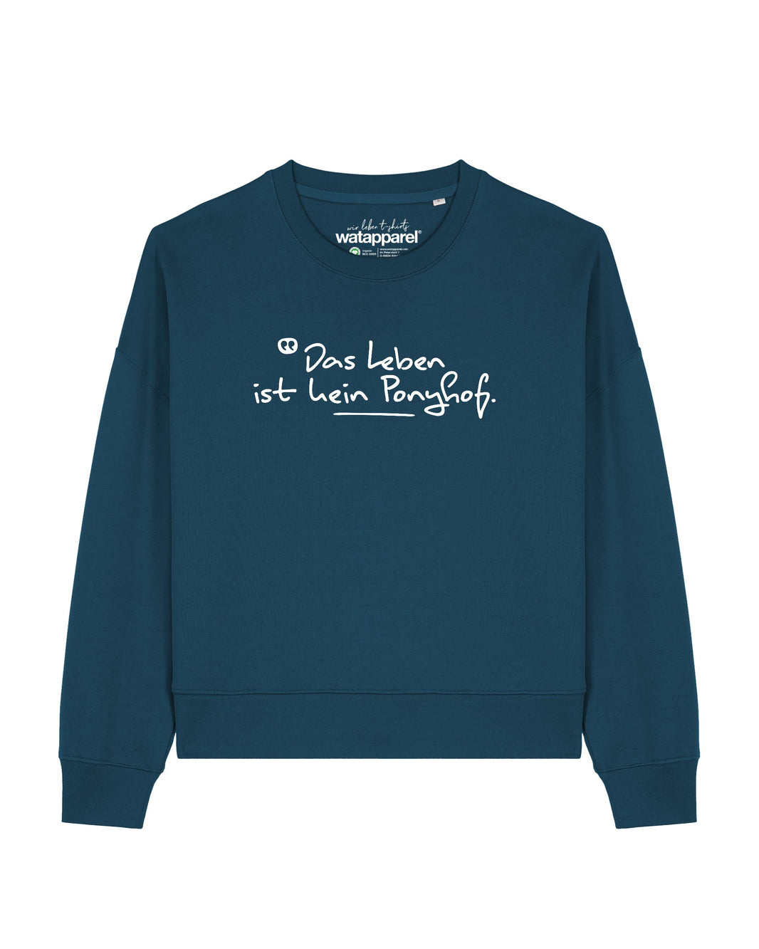 Das Leben ist kein Ponyhof | Sweatshirt Frauen-front;C136