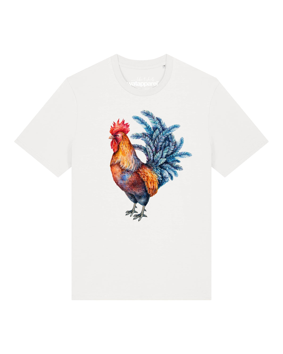 Grimmiger Gockel | T-Shirt Unisex-front;C018
