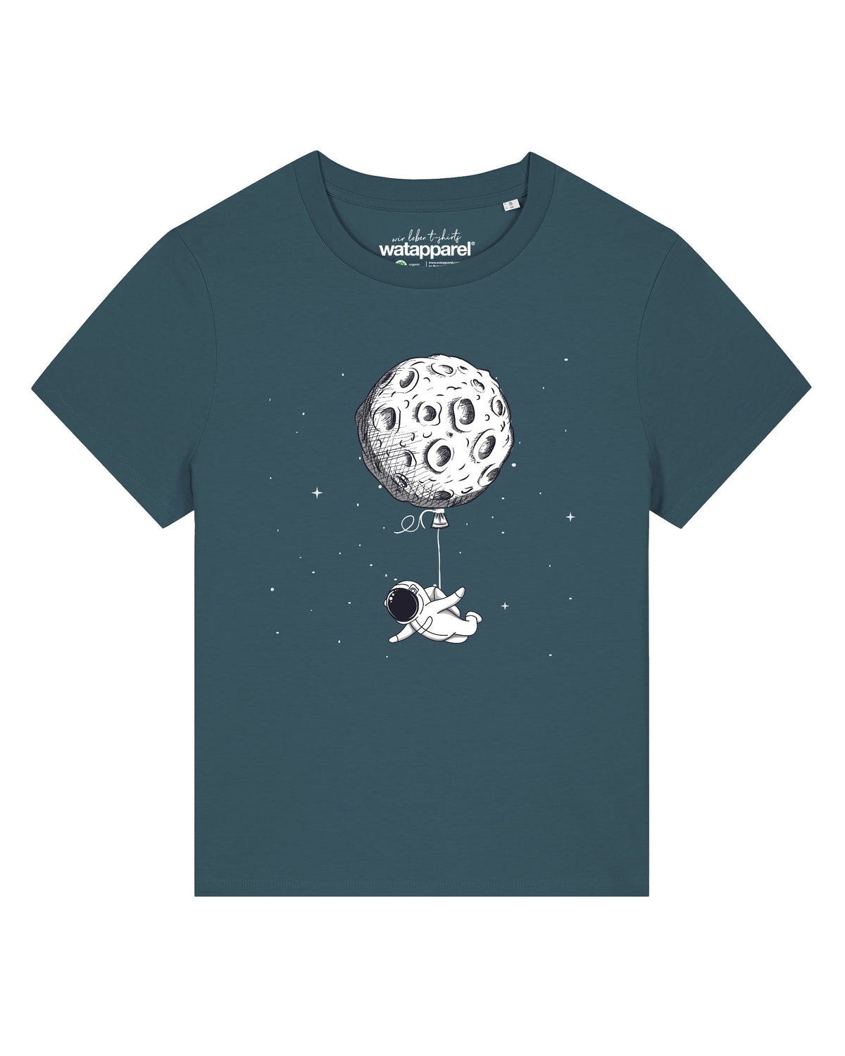 Funny Spaceman | T-Shirt Frauen-front;C702