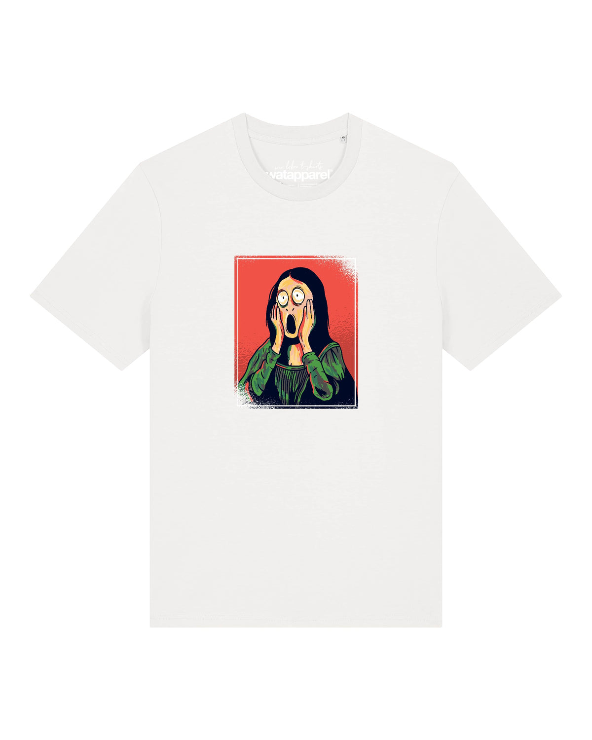 Mona Lisa Scream | T-Shirt Unisex-front;C018