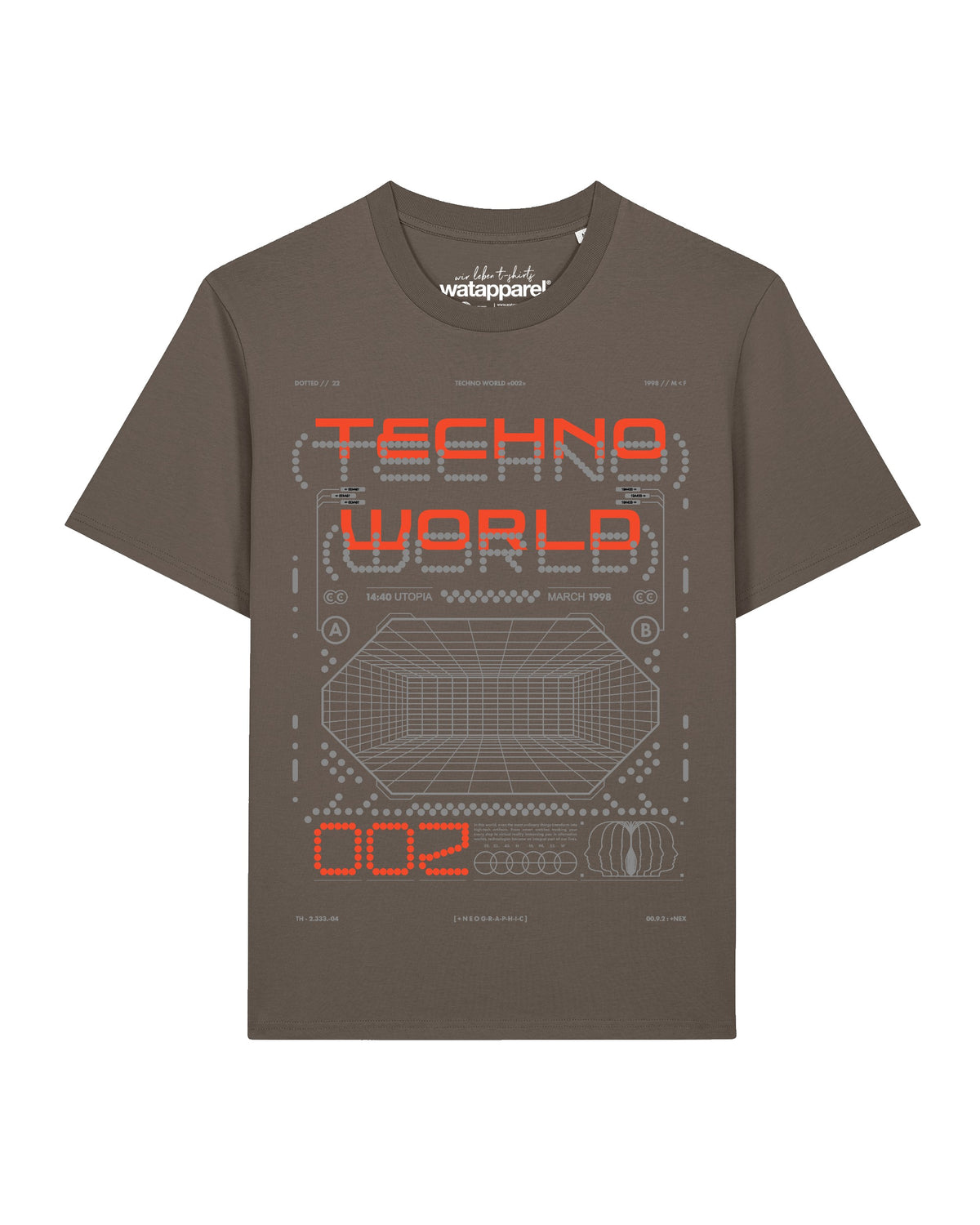Technoworld | T-Shirt Unisex-front;C135