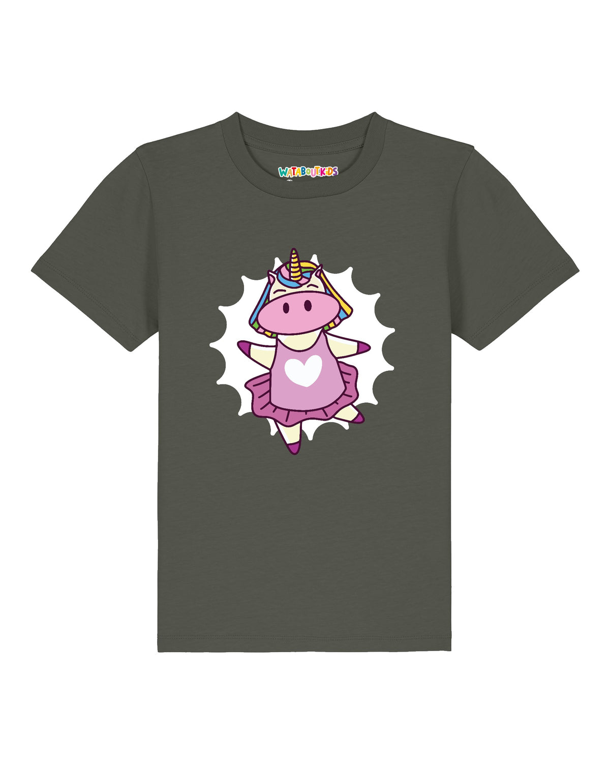 Ballett Unicorn | T-Shirt Kinder-front;C223