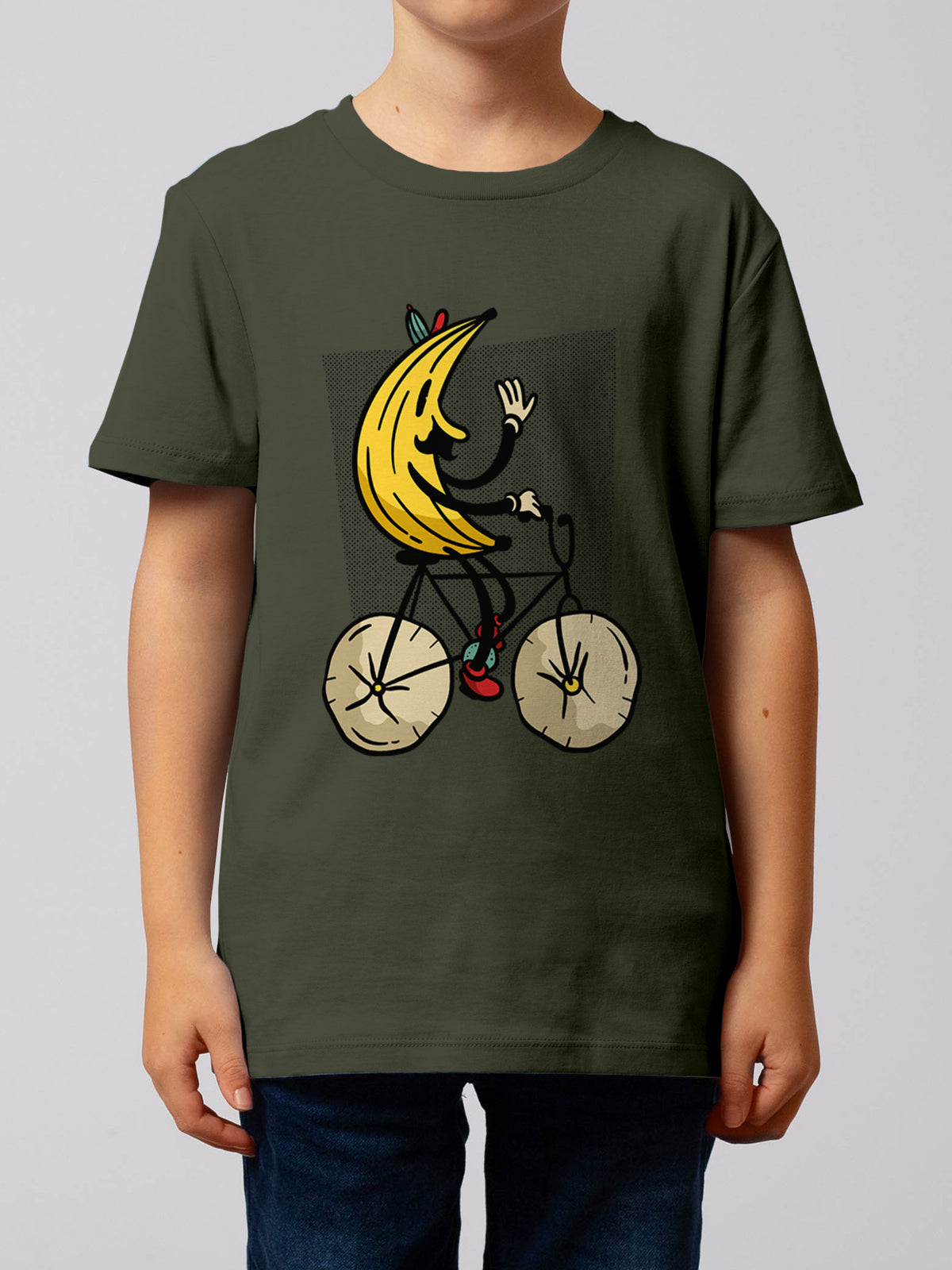 Banana Rider | T-Shirt Kinder-model_01;C223