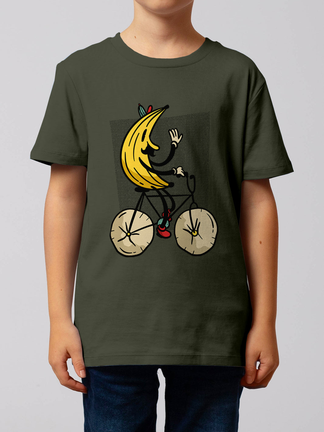 Banana Rider | T-Shirt Kinder-model_01;C223