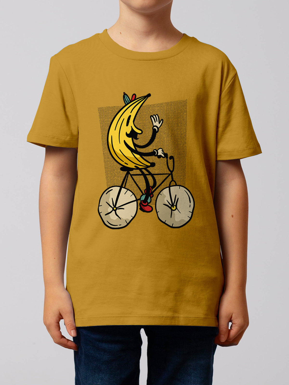 Banana Rider | T-Shirt Kinder-model_01;C048