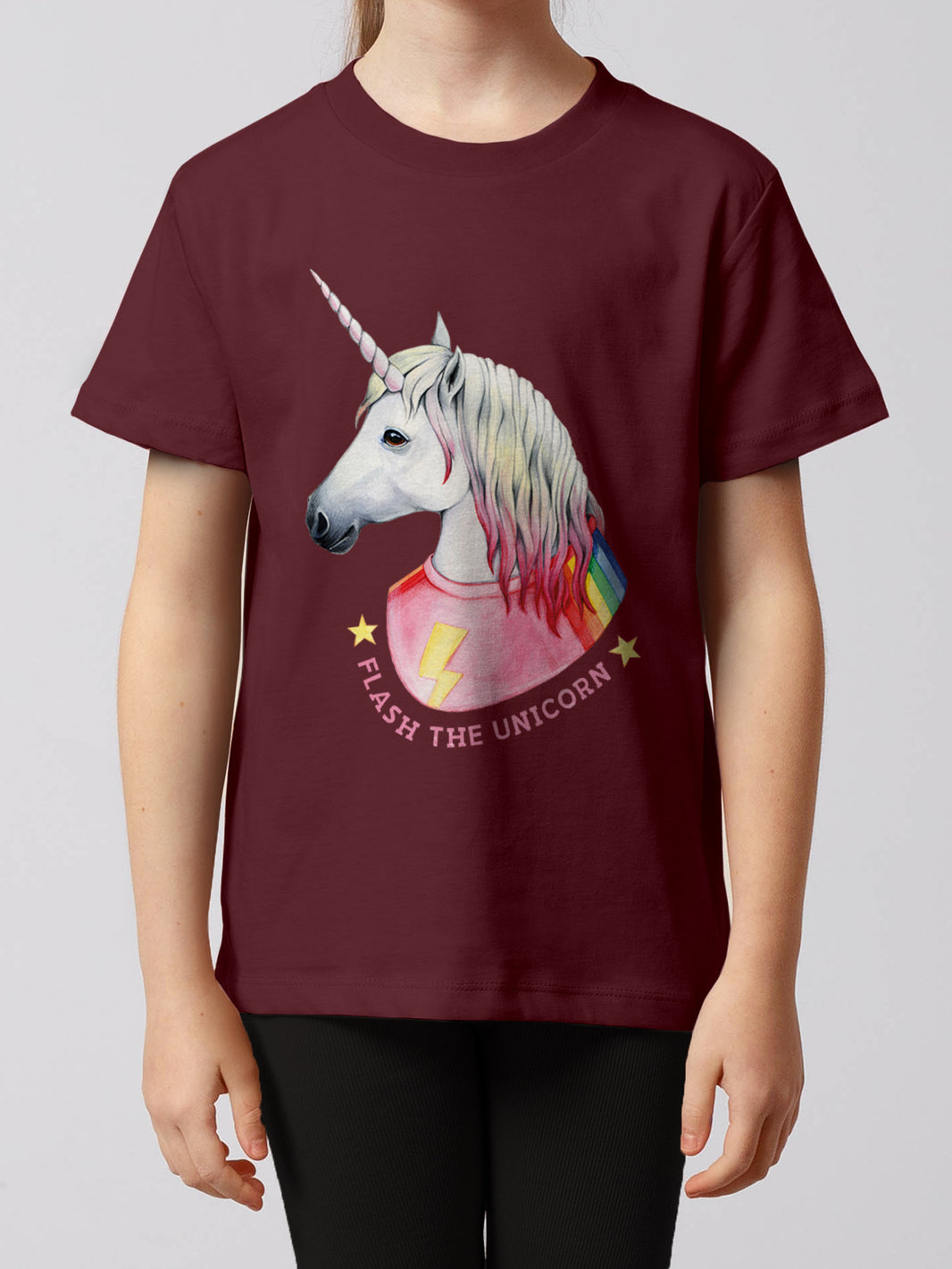 Flash, the unicorn | T-Shirt Kinder-model_01;C244