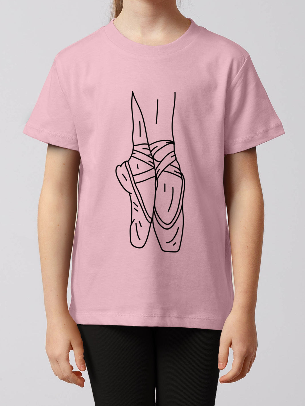 Ballett Spitze | T-Shirt Kinder-model_01;C005