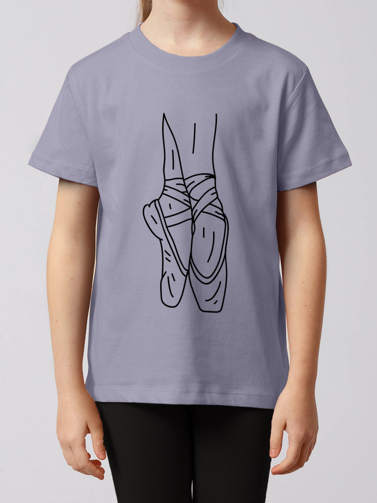 Ballett Spitze | T-Shirt Kinder-model_01;C063