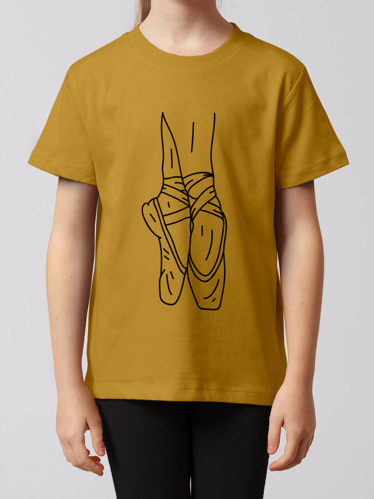 Ballett Spitze | T-Shirt Kinder-model_01;C048