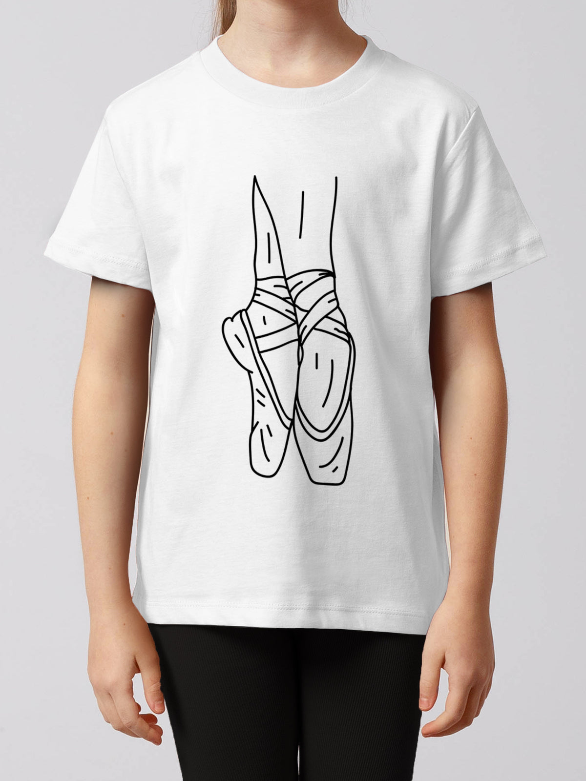 Ballett Spitze | T-Shirt Kinder-model_01;C001