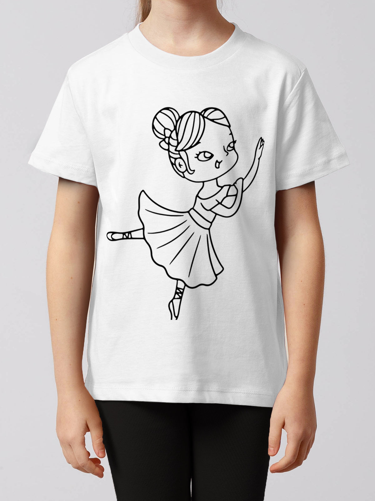 Ballerina | T-Shirt Kinder-model_01;C001