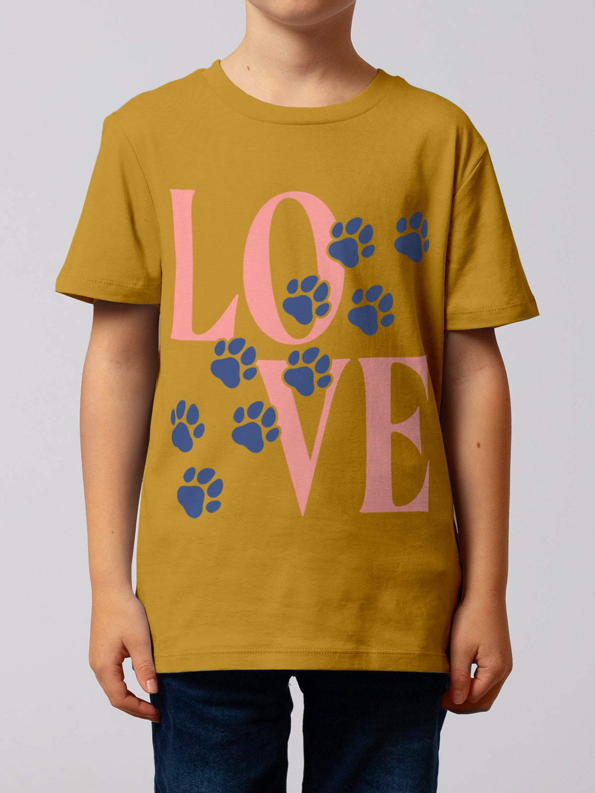 Pfotenliebe | T-Shirt Kinder-model_01;C048
