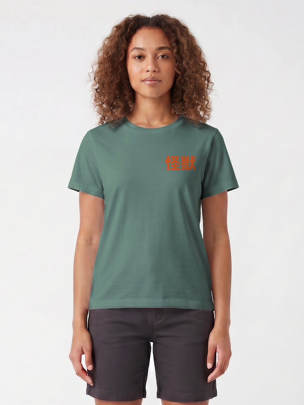 Ramen Dino | T-Shirt Frauen-model_01;C144