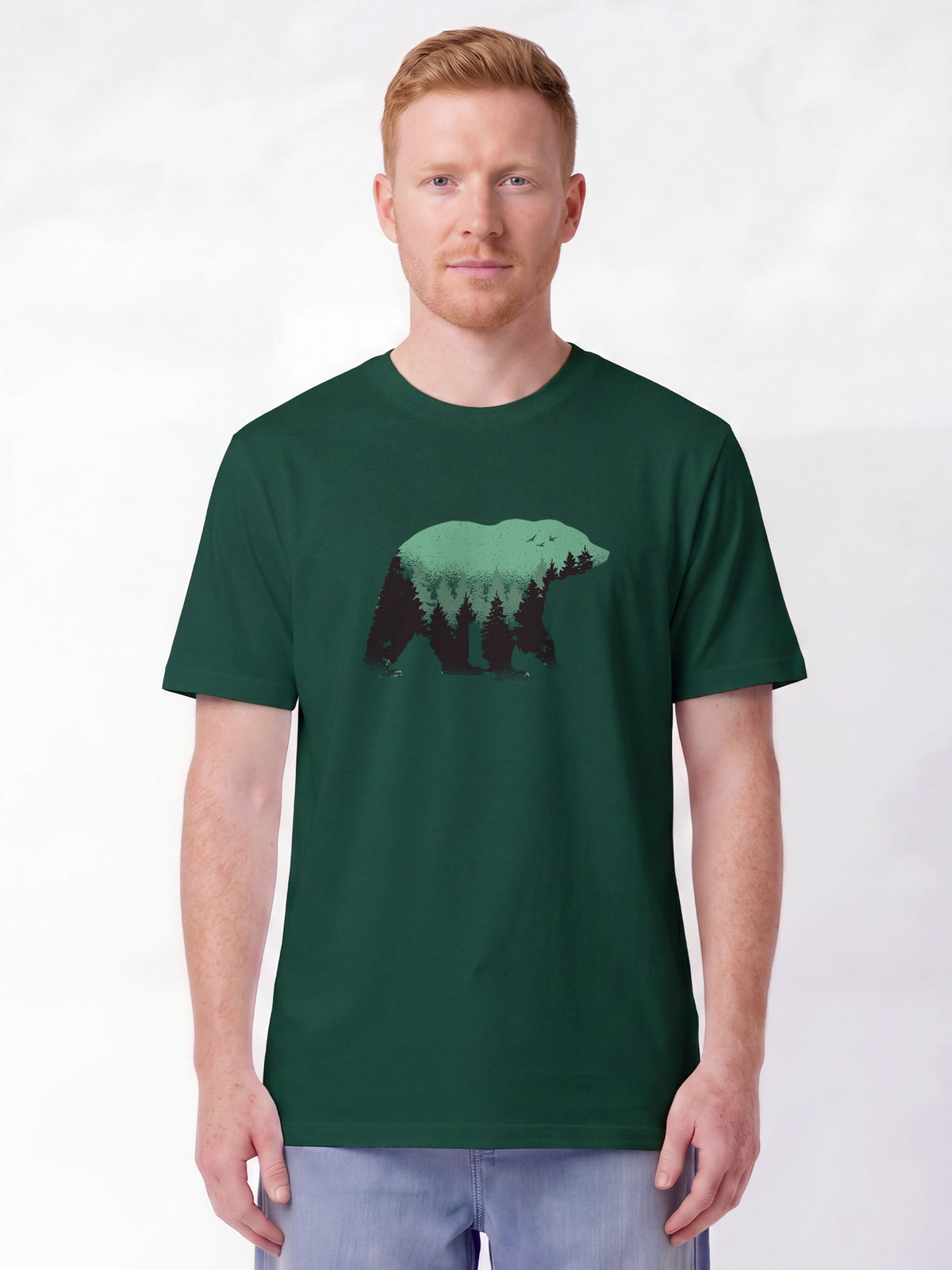 Waldbär | T-Shirt Unisex-model_01;C036