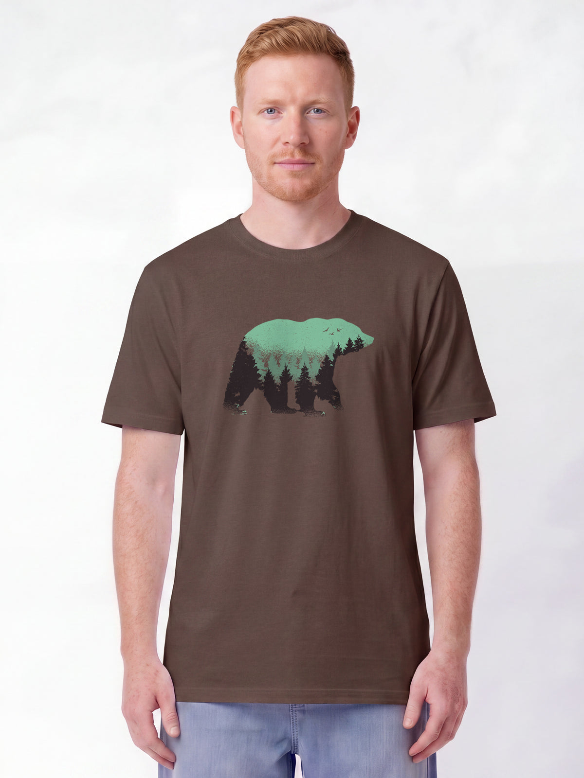 Waldbär | T-Shirt Unisex-model_01;C135