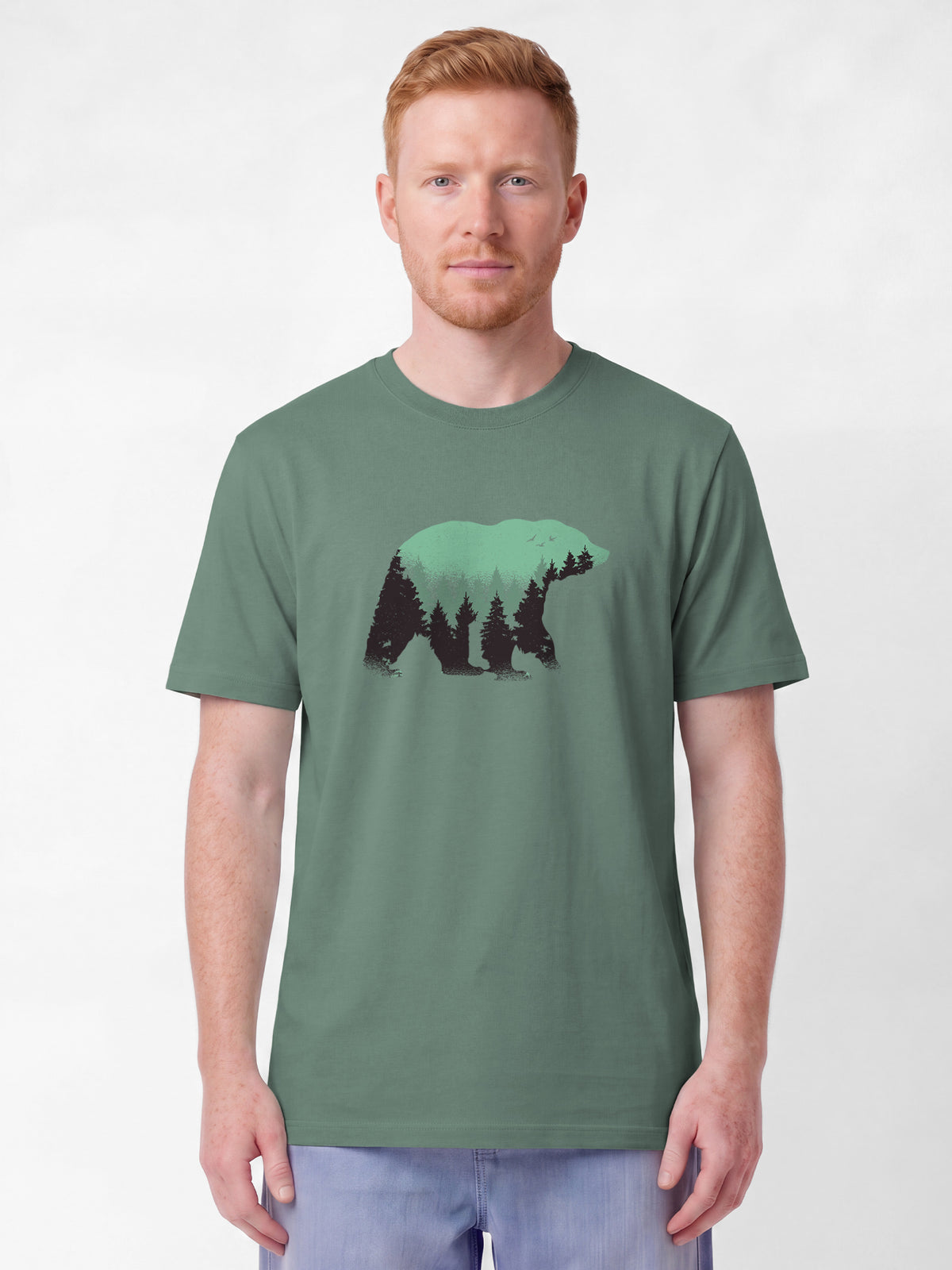 Waldbär | T-Shirt Unisex-model_01;C144