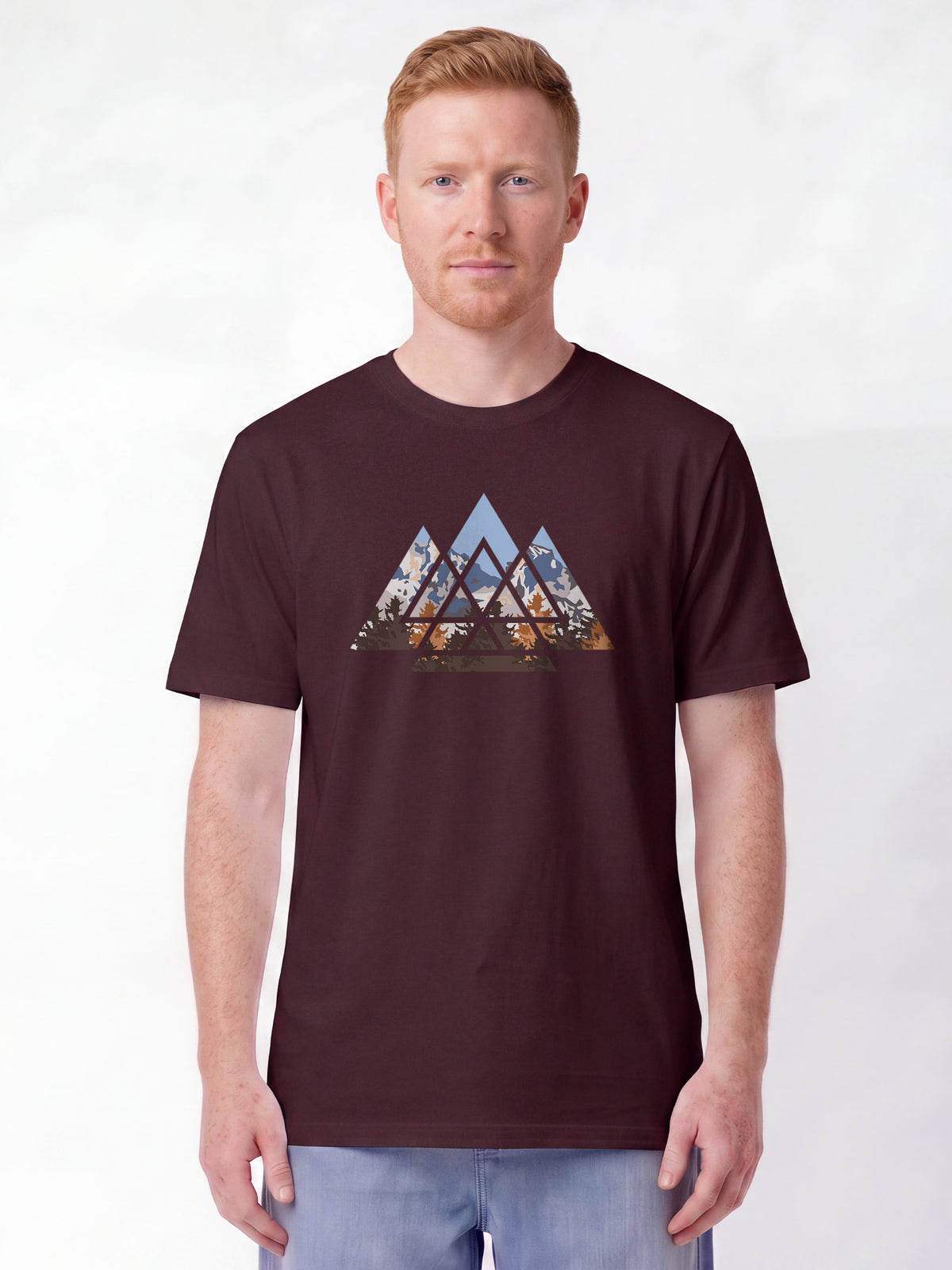 Geometric Landscape | T-Shirt Unisex-model_01;C116