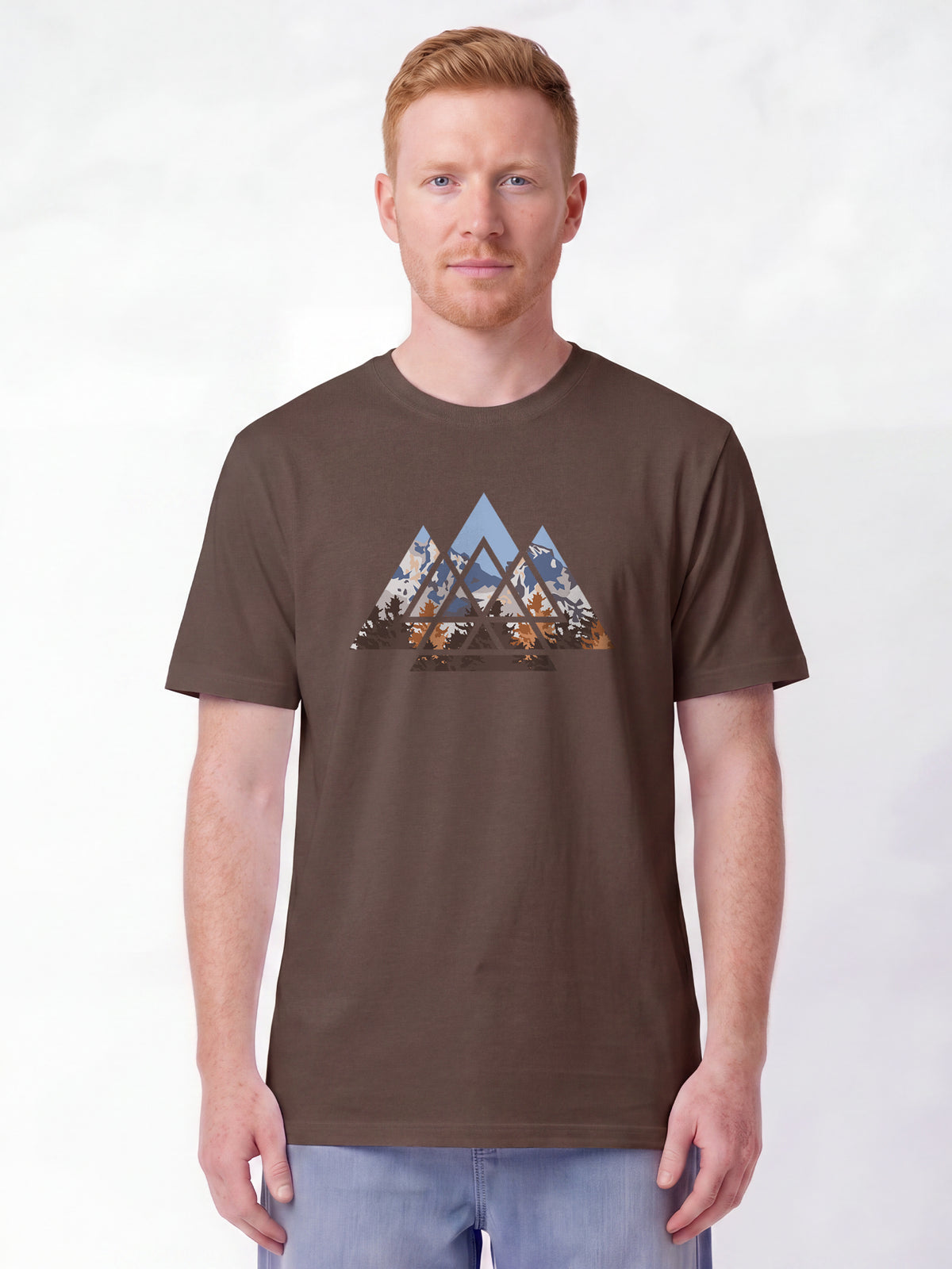 Geometric Landscape | T-Shirt Unisex-model_01;C135