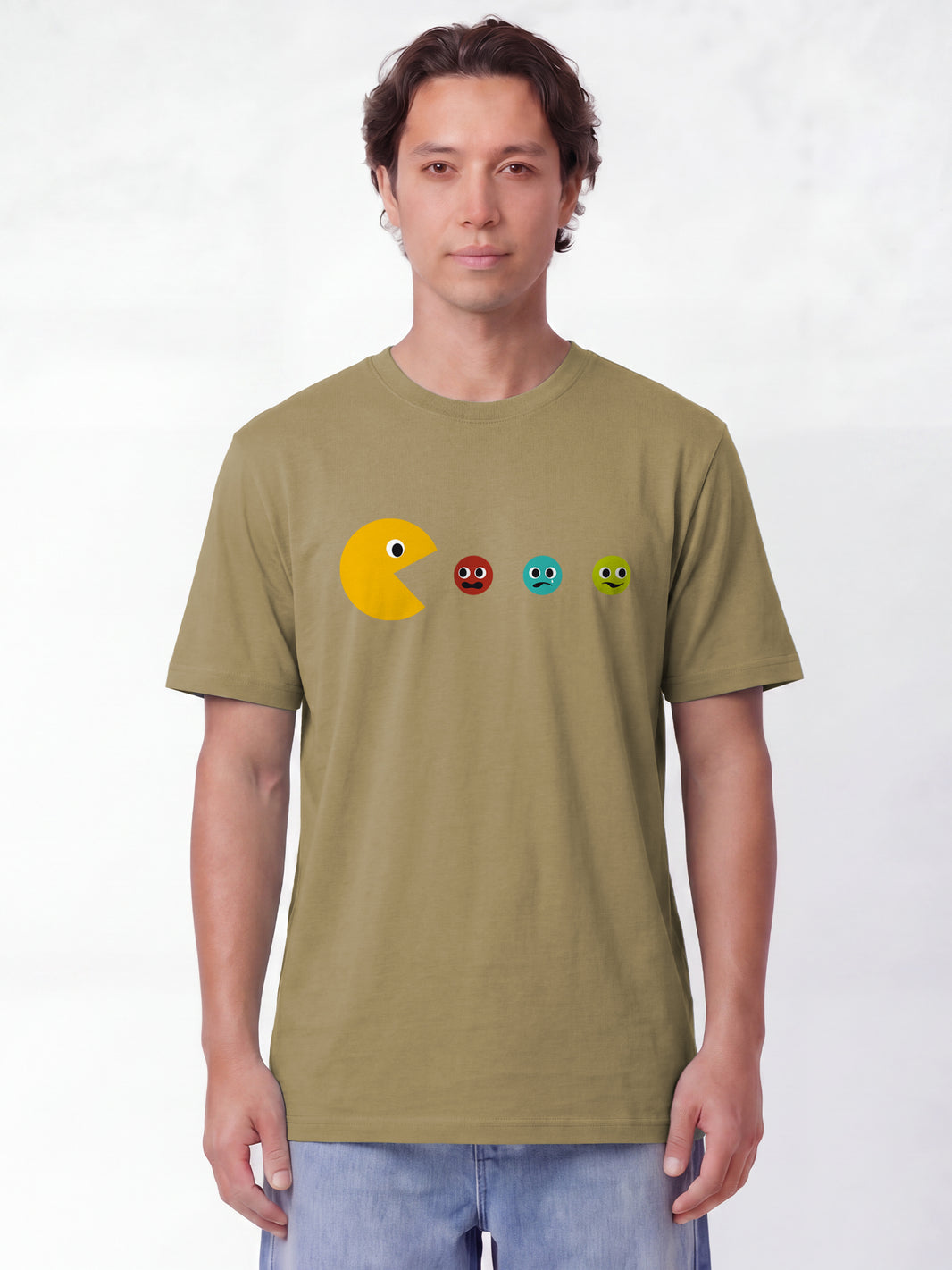 Pacmännchen | T-Shirt Unisex-model_01;C153