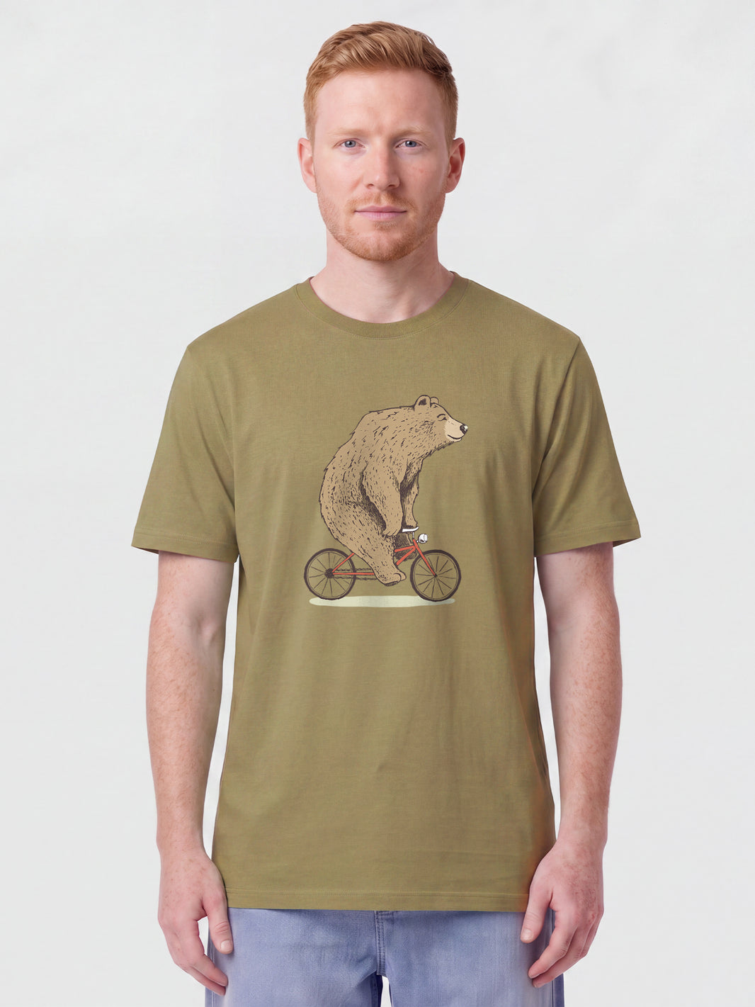 Fahrradbär | T-Shirt Unisex-model_01;C153