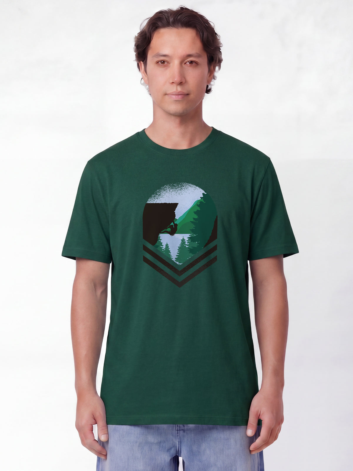 Bay Climbing | T-Shirt Unisex-model_01;C036