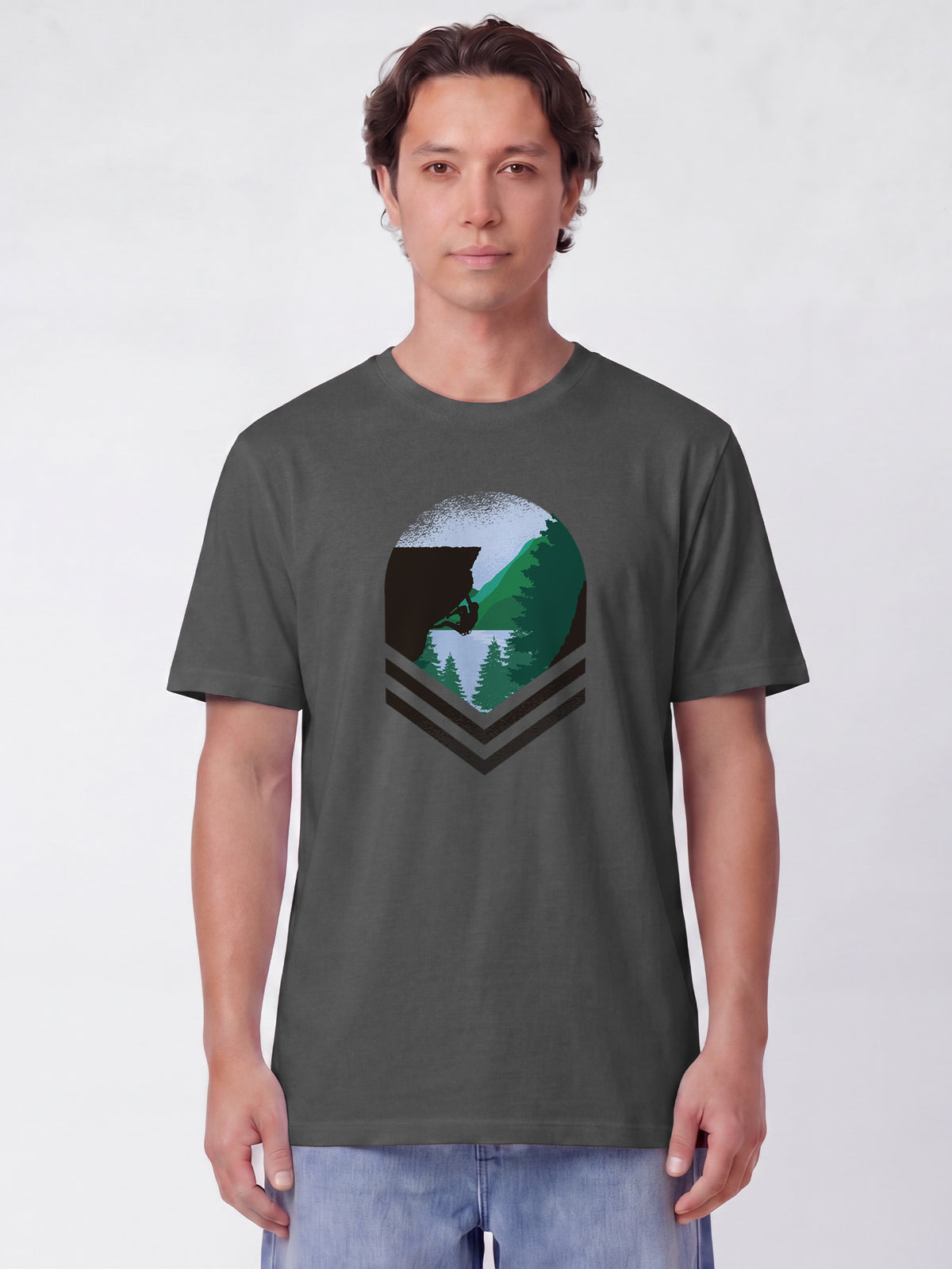 Bay Climbing | T-Shirt Unisex-model_01;C253
