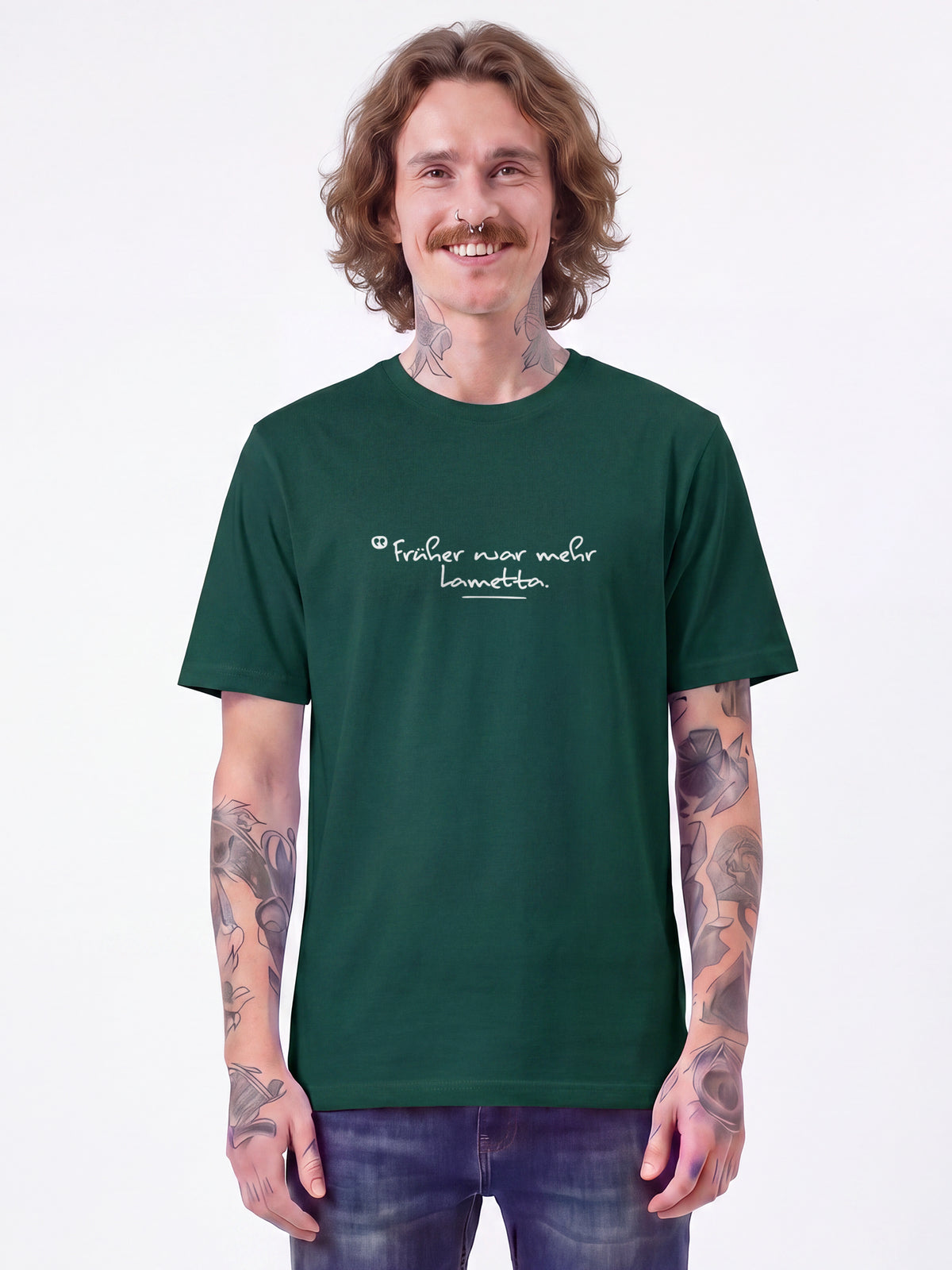 Früher war mehr Lametta | T-Shirt Unisex-model_01;C036