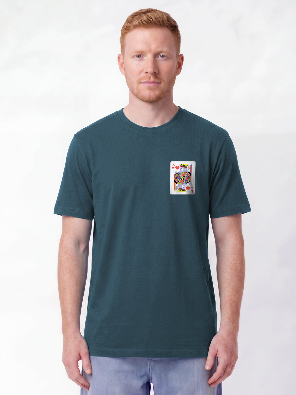 König der Herzen | T-Shirt Unisex-model_01;C702