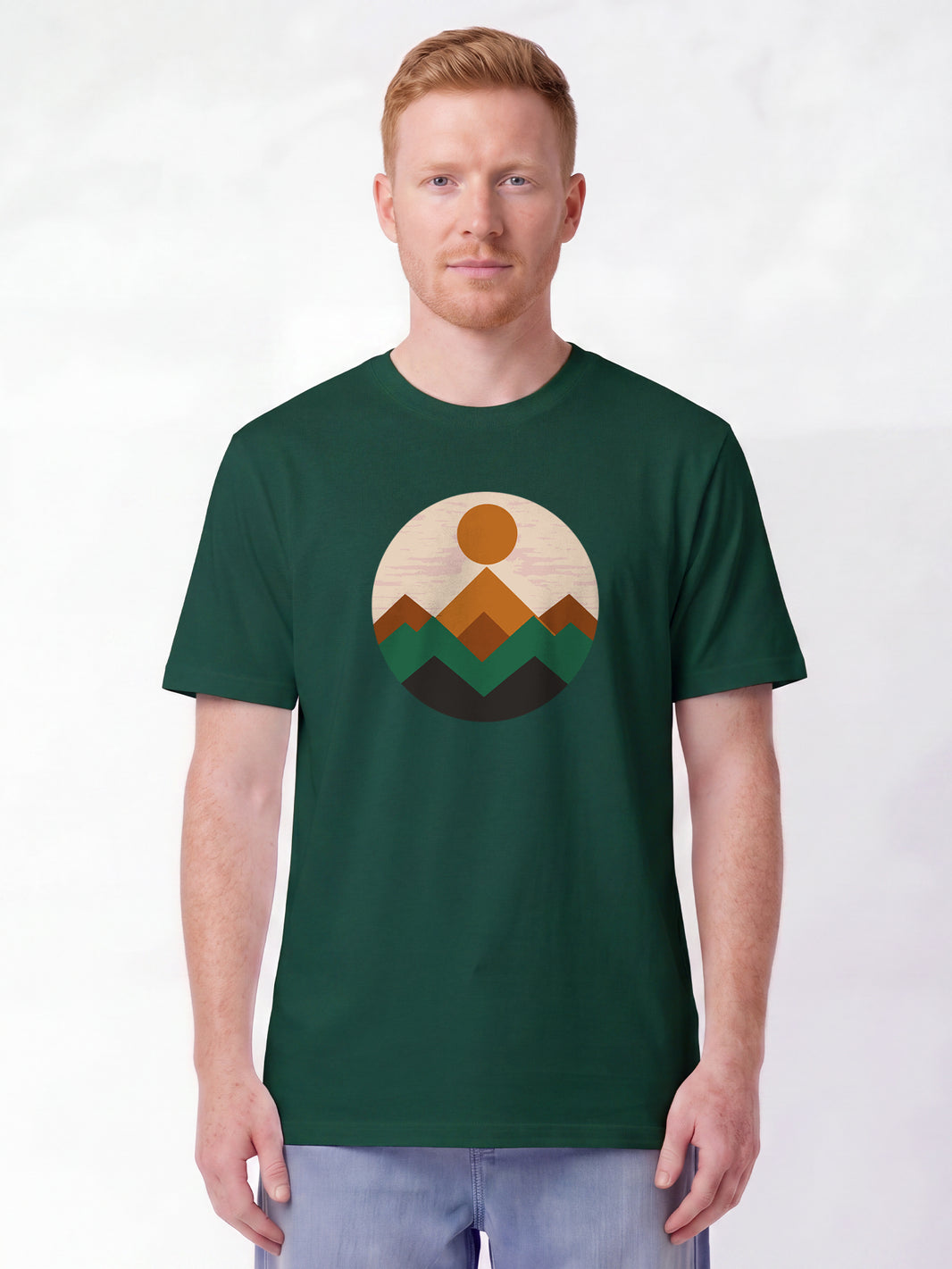 Geometric Landscape 2 | T-Shirt Unisex-model_01;C036