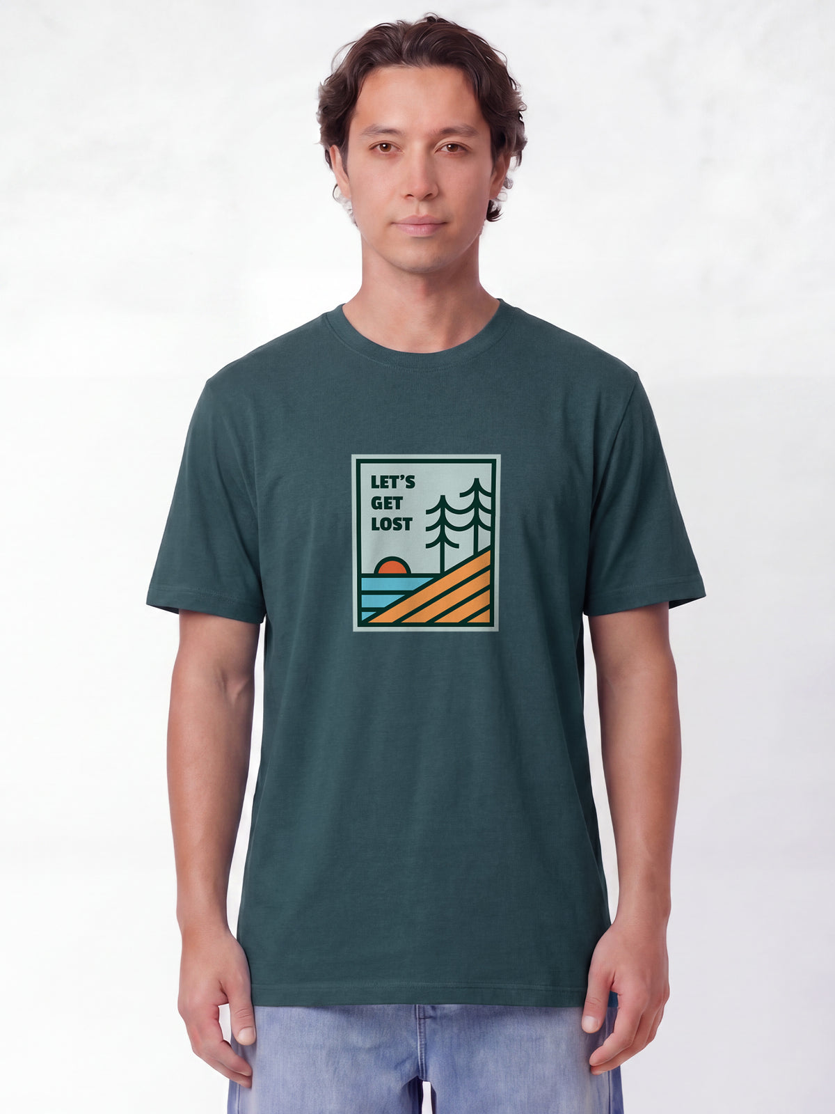 Let's Get Lost | T-Shirt Unisex-model_01;C702
