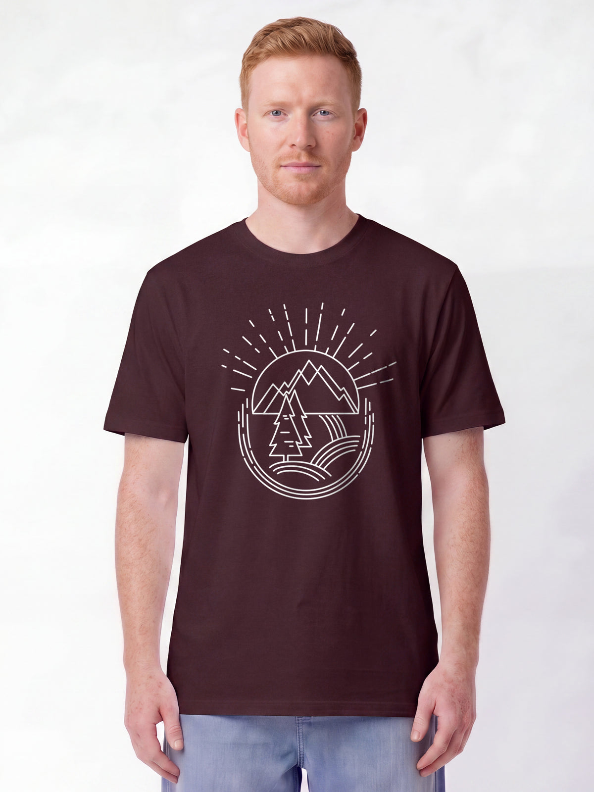 Natur ist schön | T-Shirt Unisex-model_01;C116