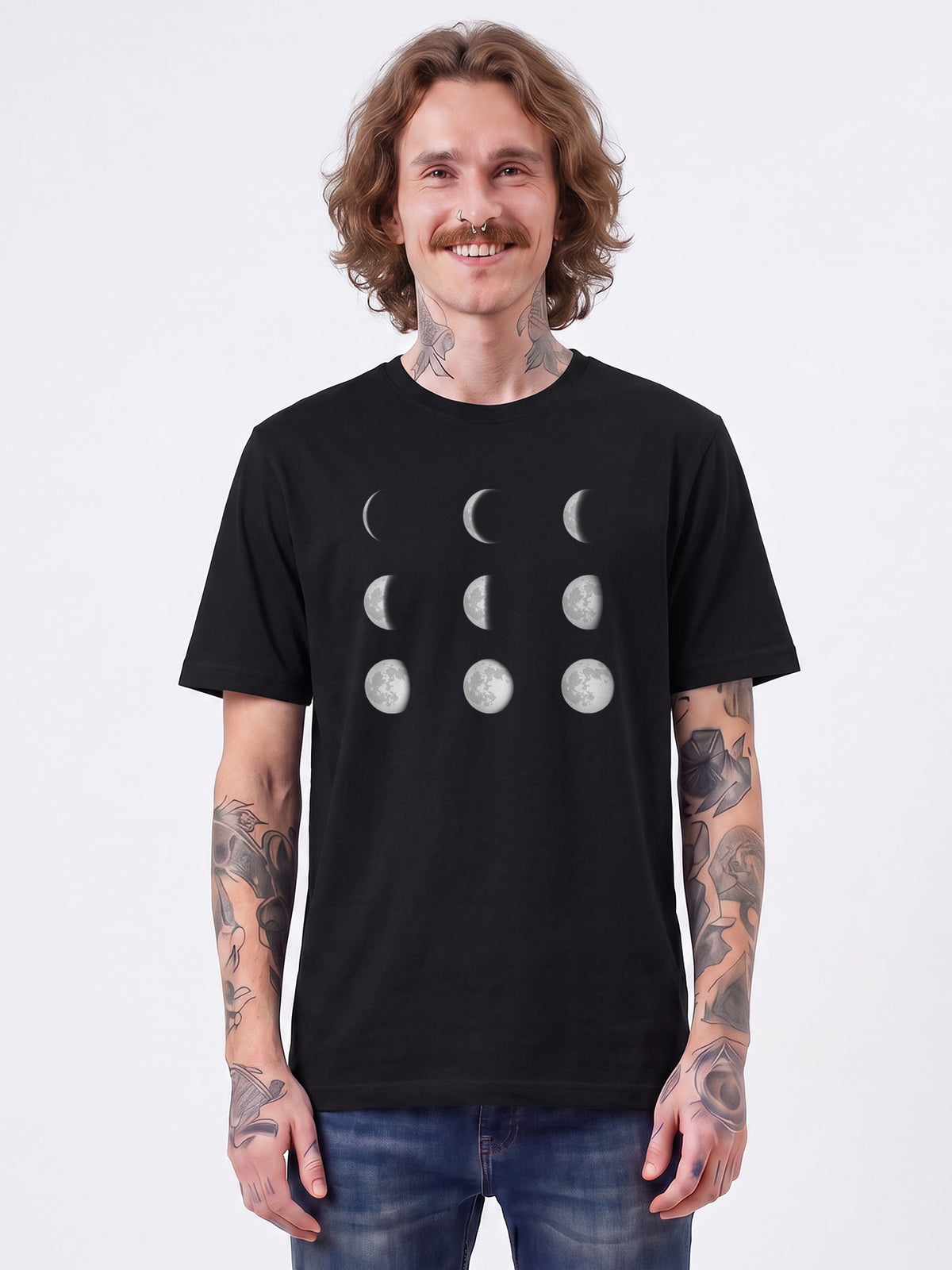 Moonphases | T-Shirt Unisex-model_01;C002