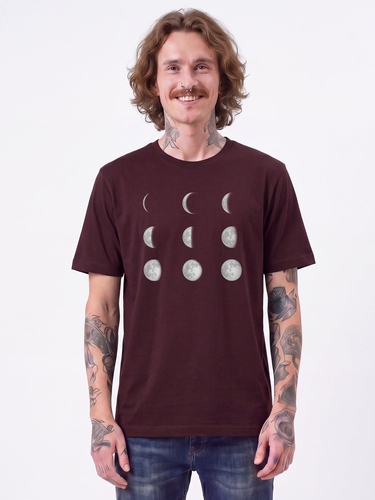 Moonphases | T-Shirt Unisex-model_01;C116