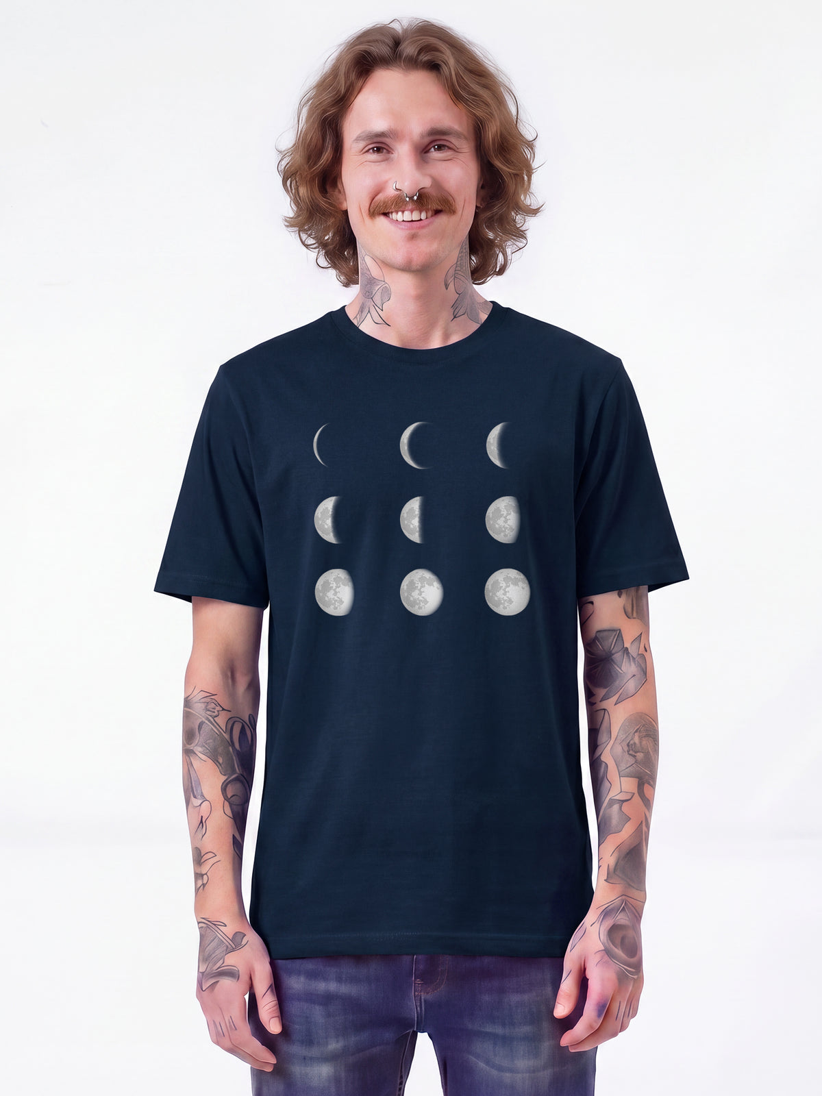 Moonphases | T-Shirt Unisex-model_01;C727