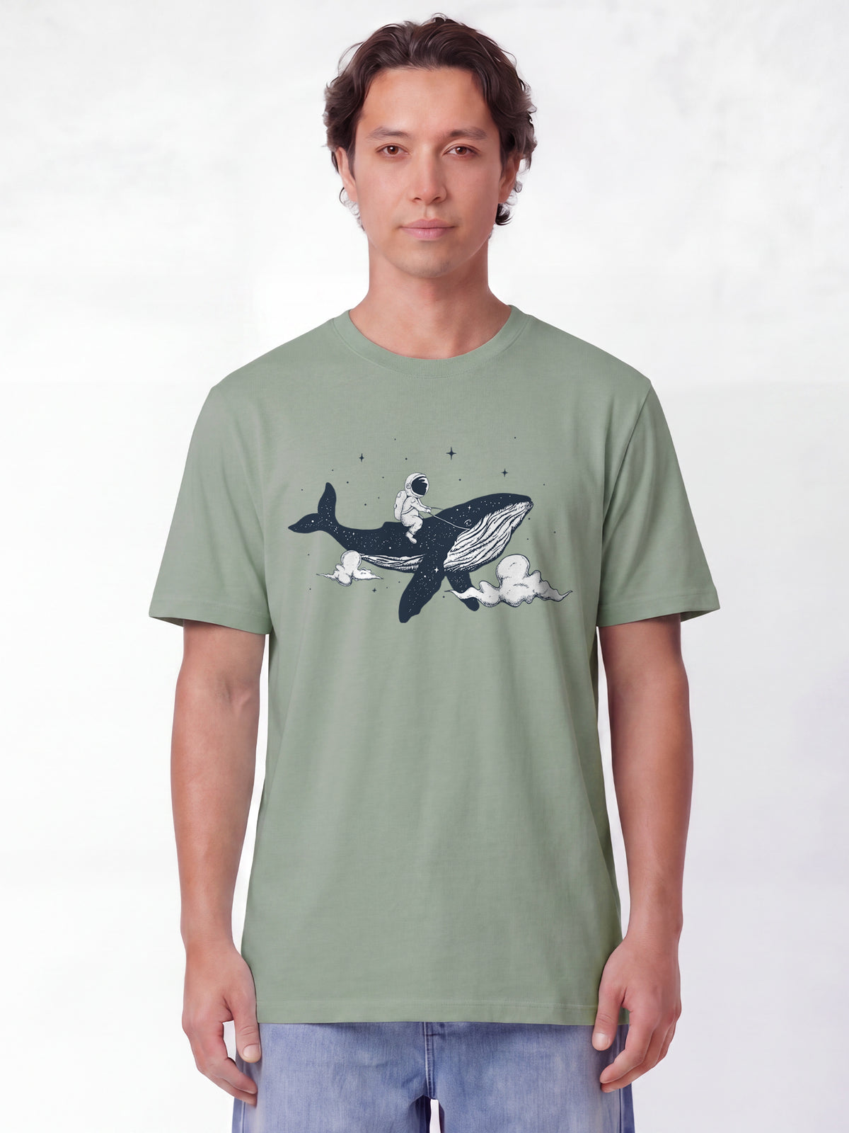 Spacewhale | T-Shirt Unisex-model_01;C089