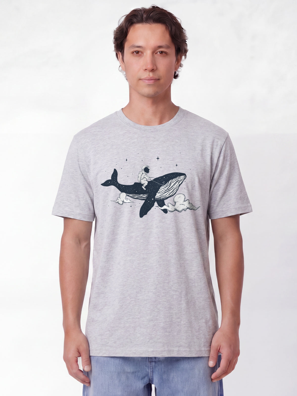 Spacewhale | T-Shirt Unisex-model_01;C146