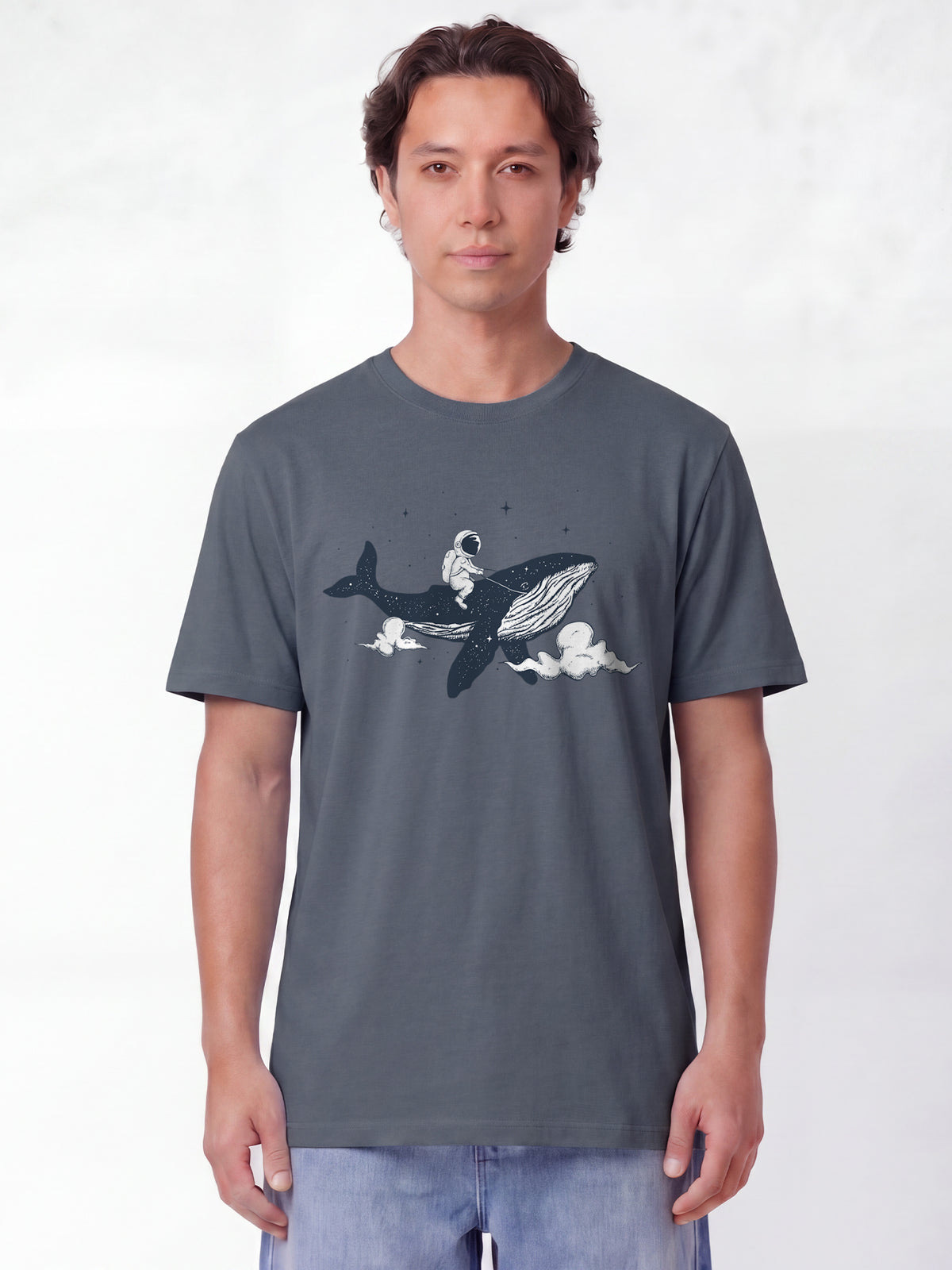 Spacewhale | T-Shirt Unisex-model_01;C156