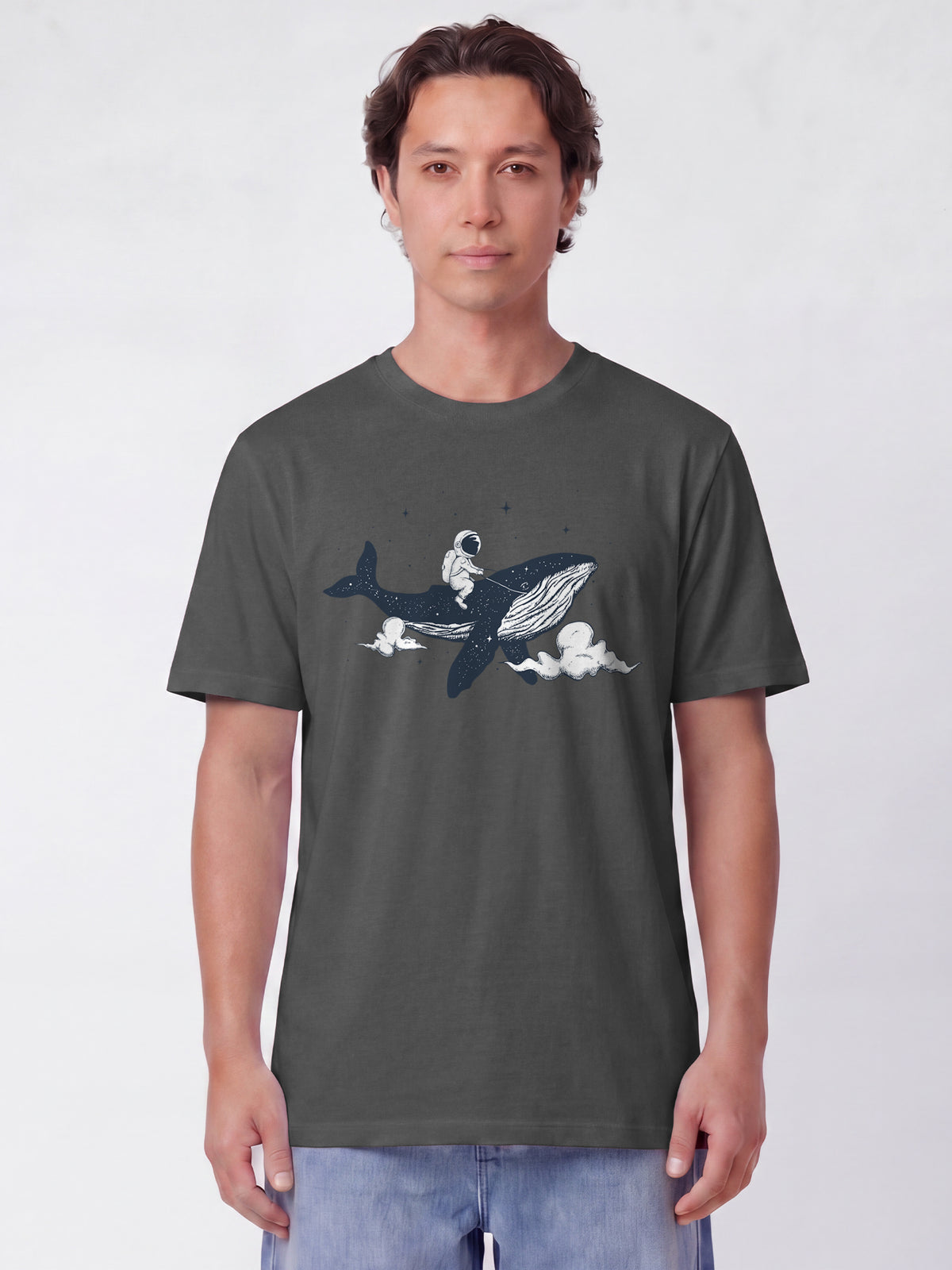 Spacewhale | T-Shirt Unisex-model_01;C253