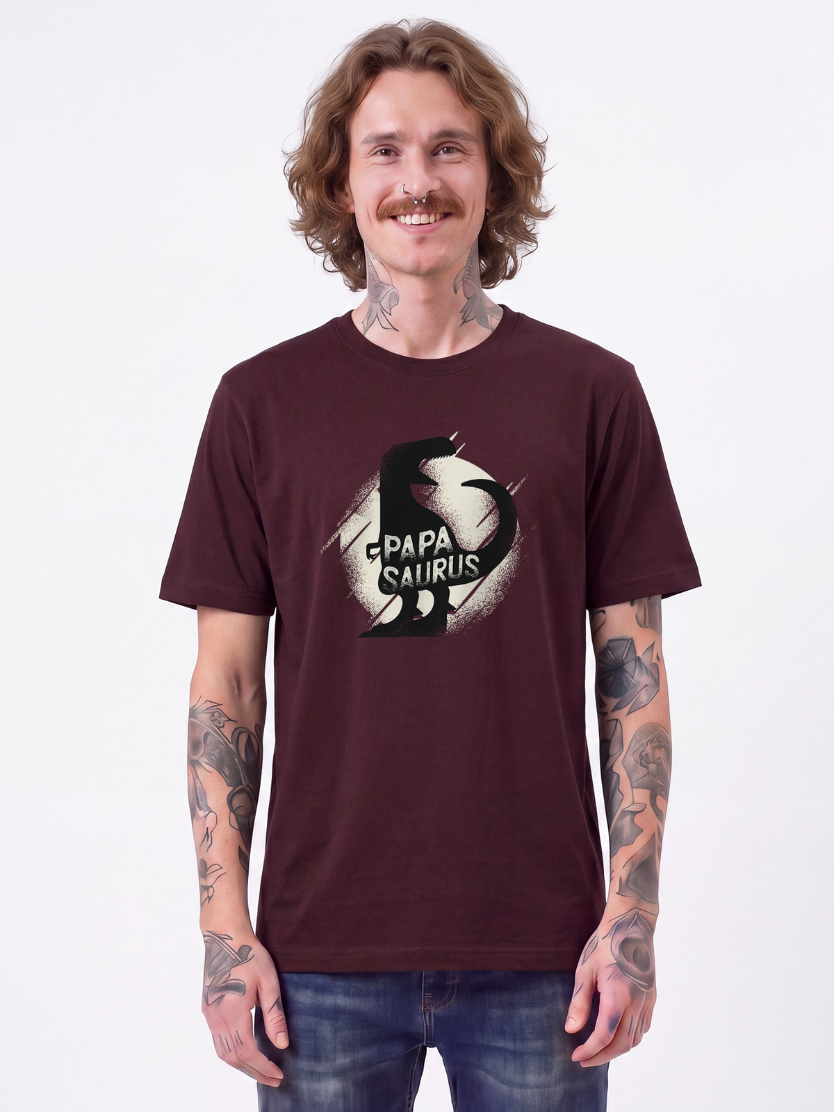 Papasaurus | T-Shirt Unisex-model_01;C116