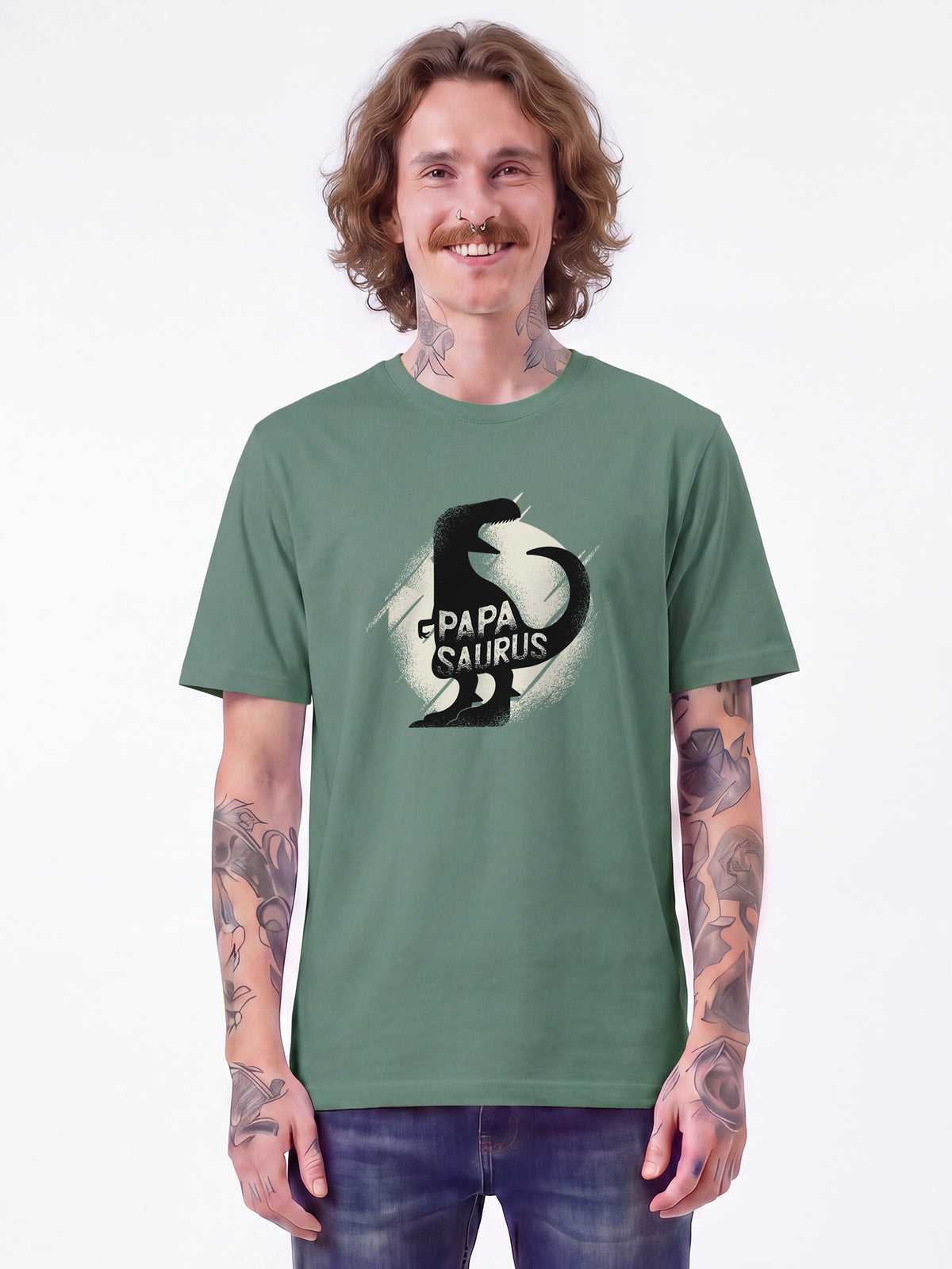 Papasaurus | T-Shirt Unisex-model_01;C144