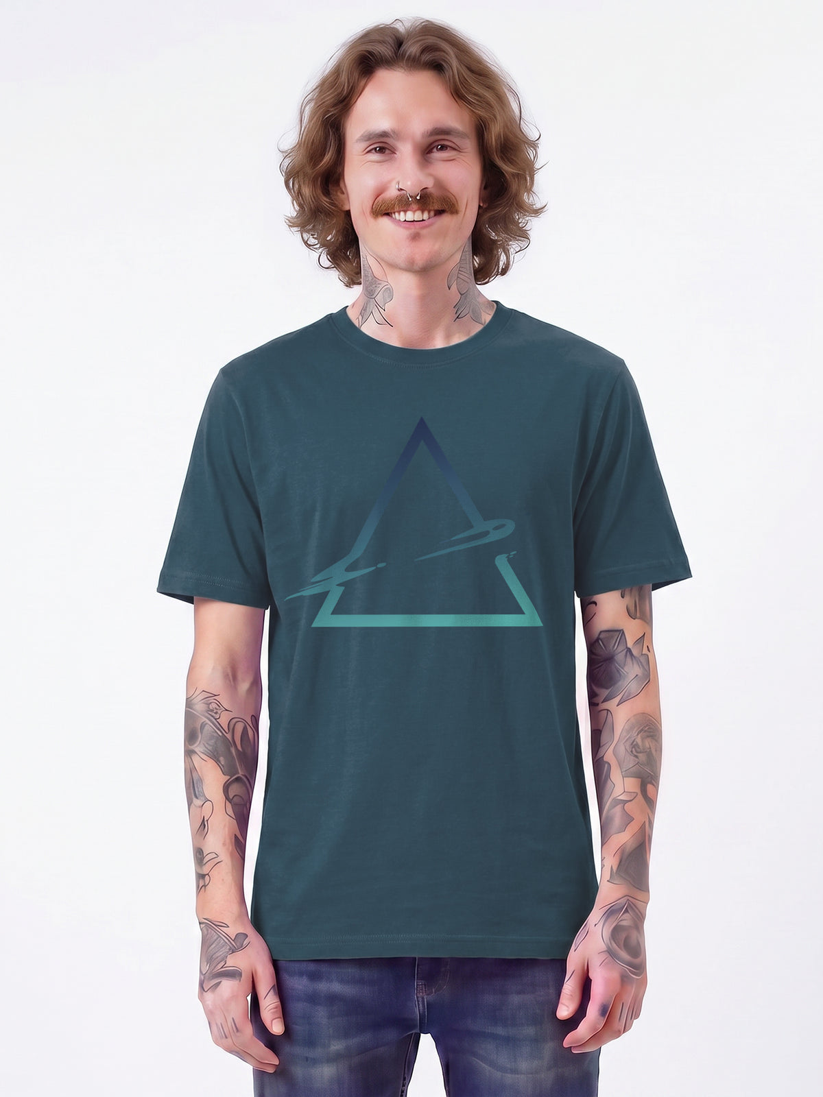 Triangle | T-Shirt Unisex-model_01;C702