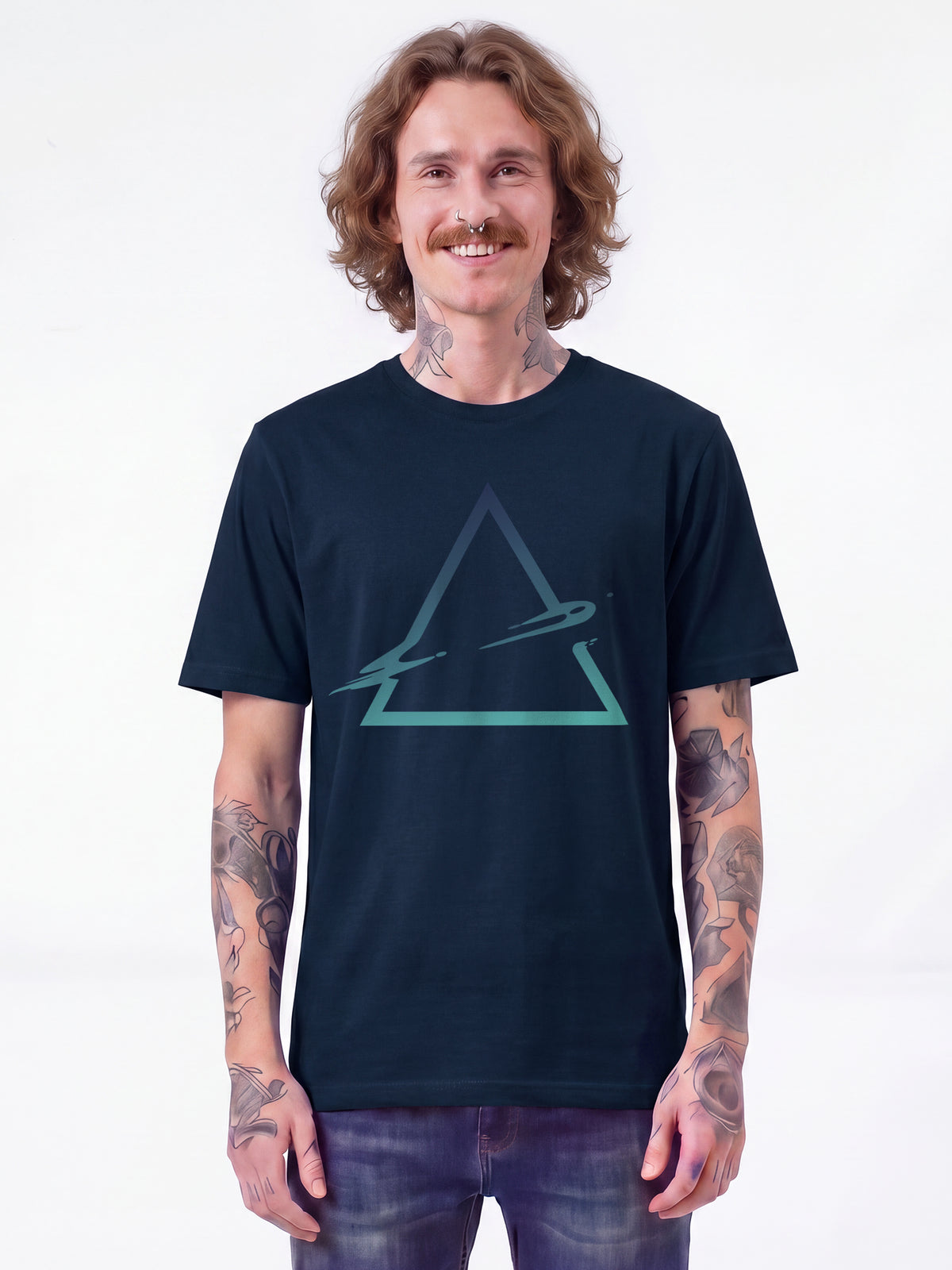Triangle | T-Shirt Unisex-model_01;C727