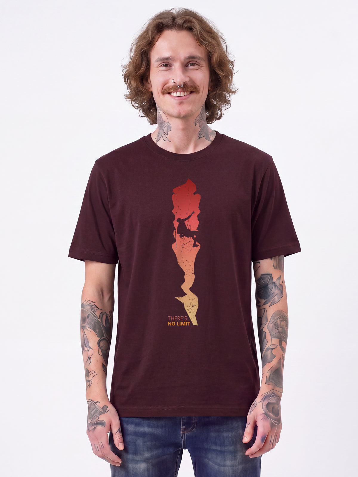 There's no limit | T-Shirt Unisex-model_01;C116