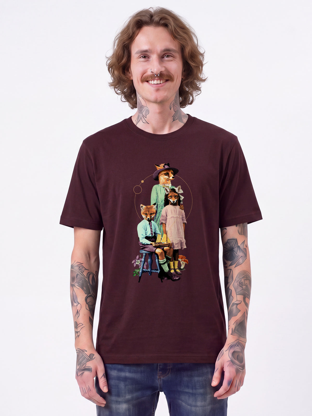 Fancy Fox | T-Shirt Unisex-model_01;C116