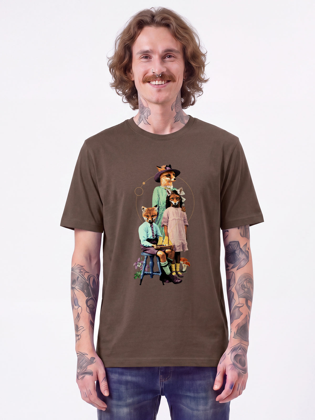 Fancy Fox | T-Shirt Unisex-model_01;C135