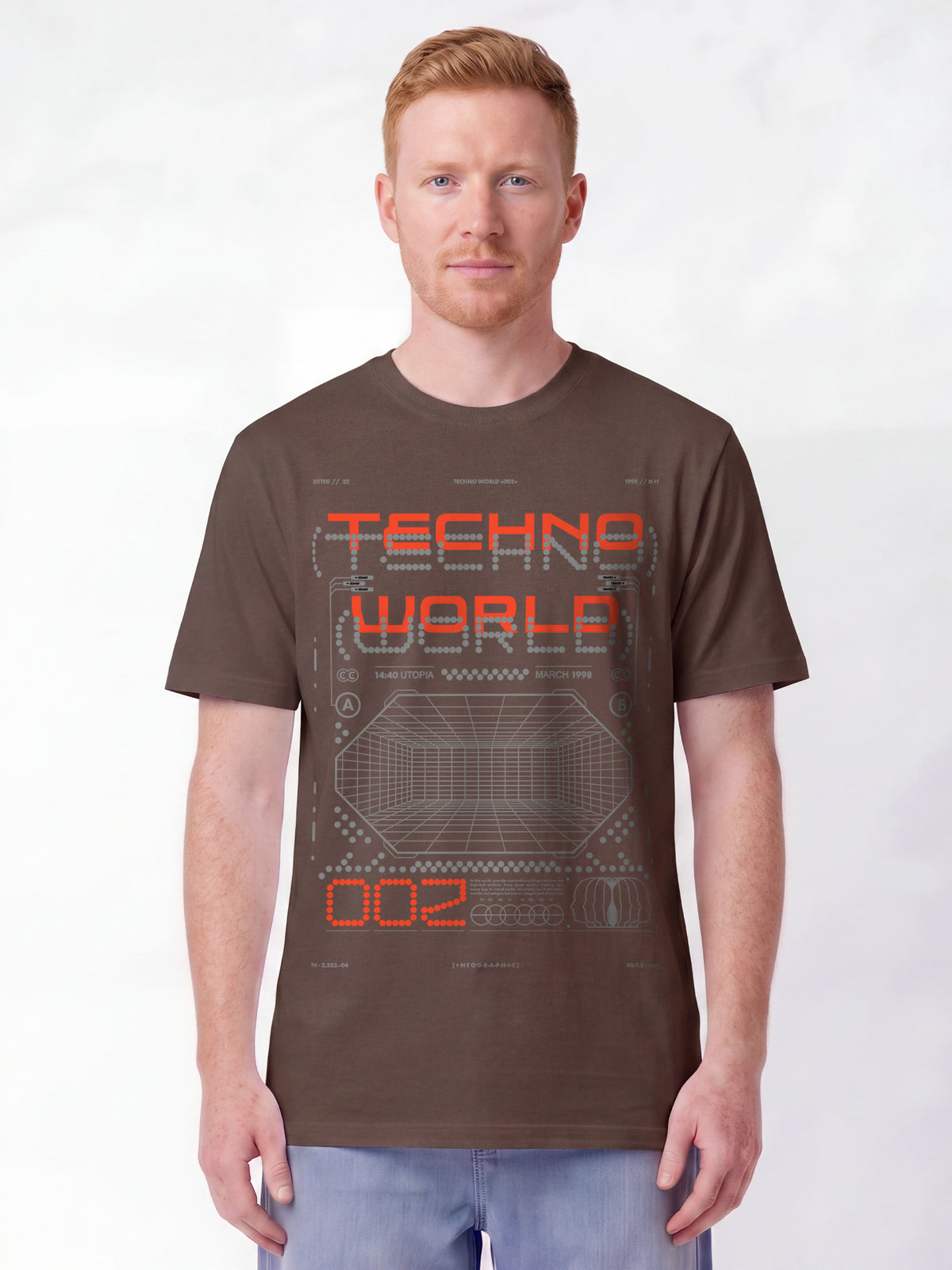 Technoworld | T-Shirt Unisex-model_01;C135