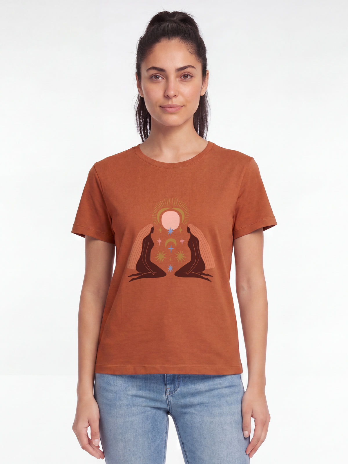 Love and flex | T-Shirt Frauen-model_01;C730