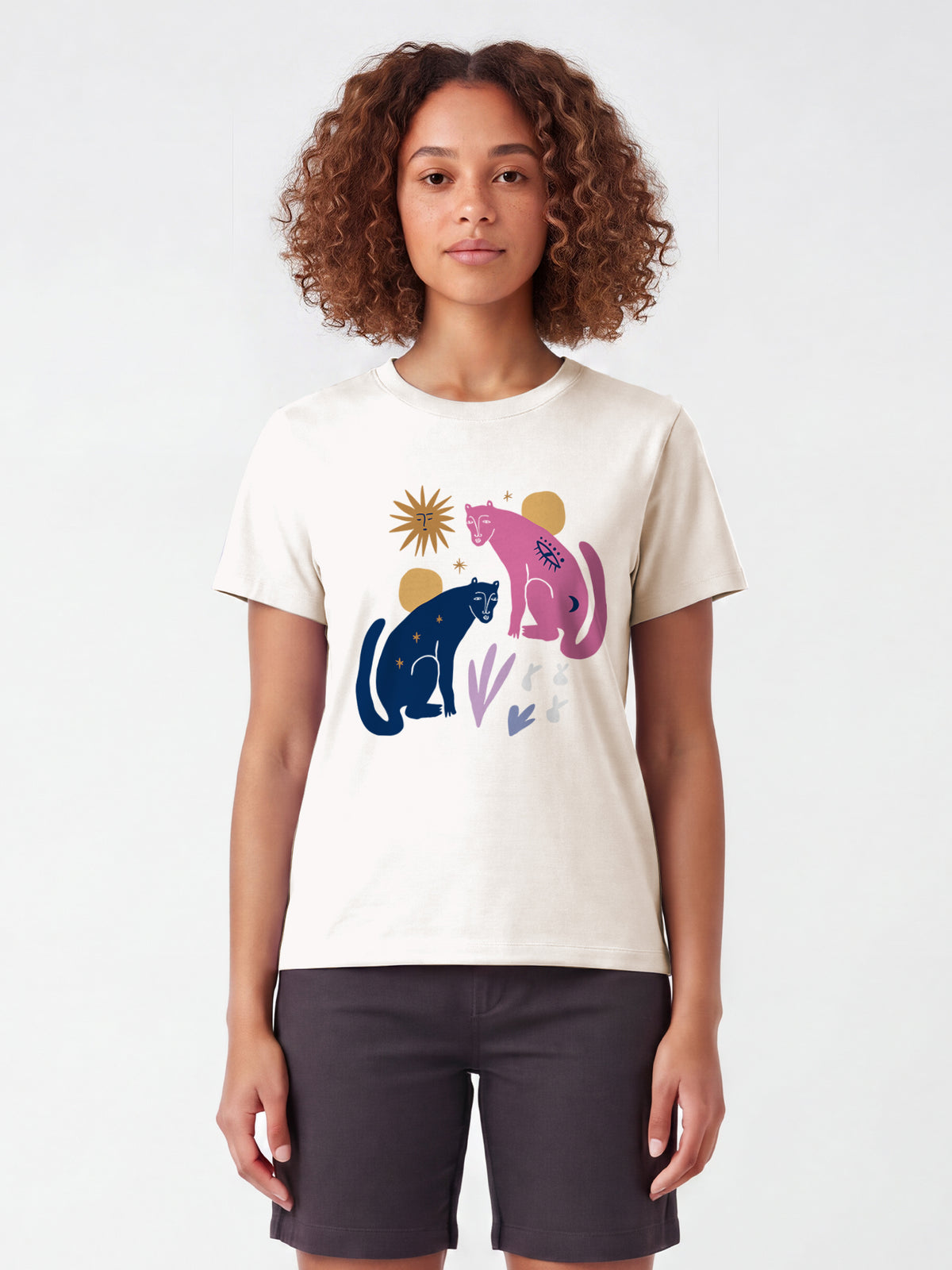 Love and flex | T-Shirt Frauen-model_01;C018