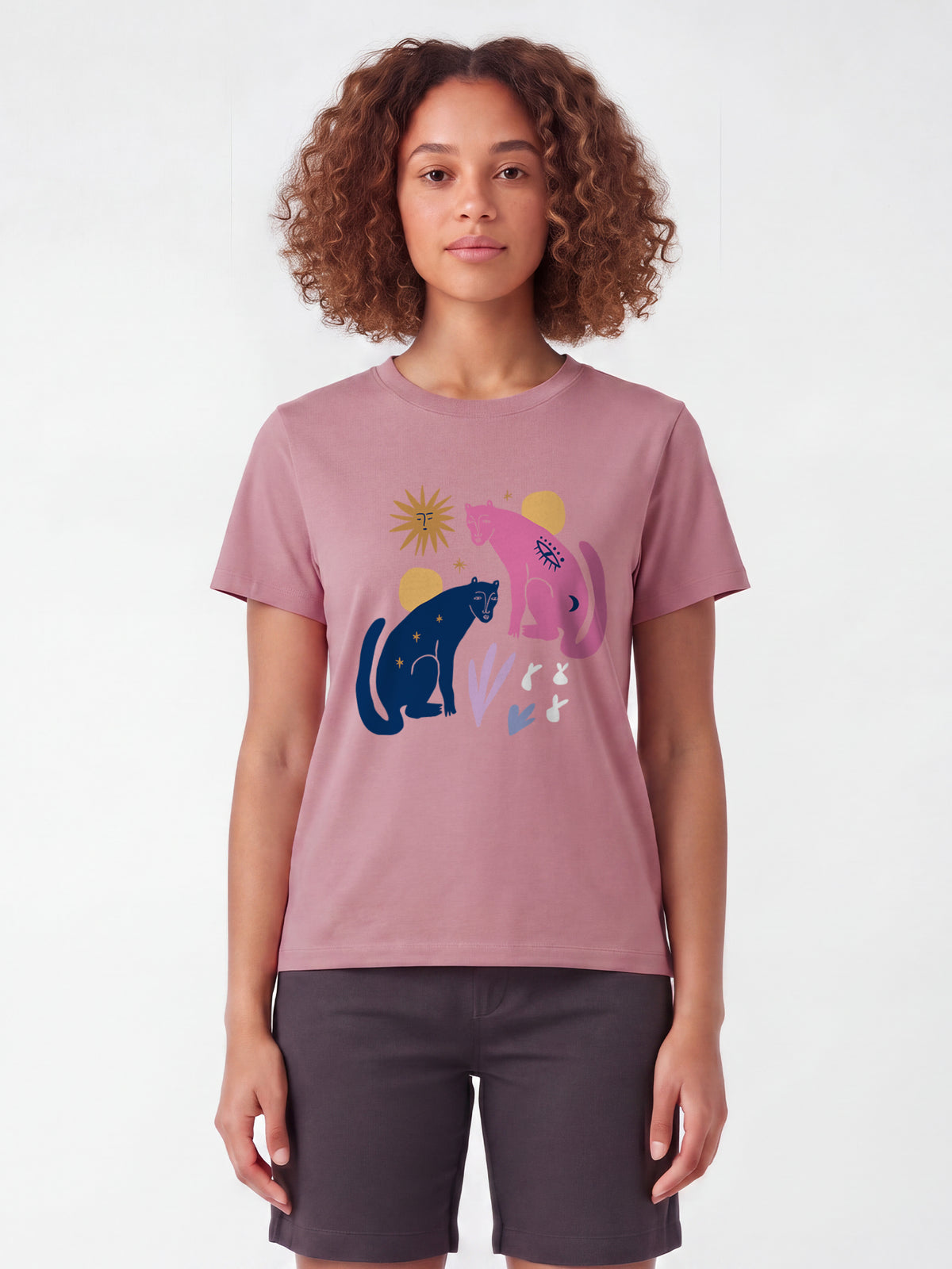 Love and flex | T-Shirt Frauen-model_01;C355